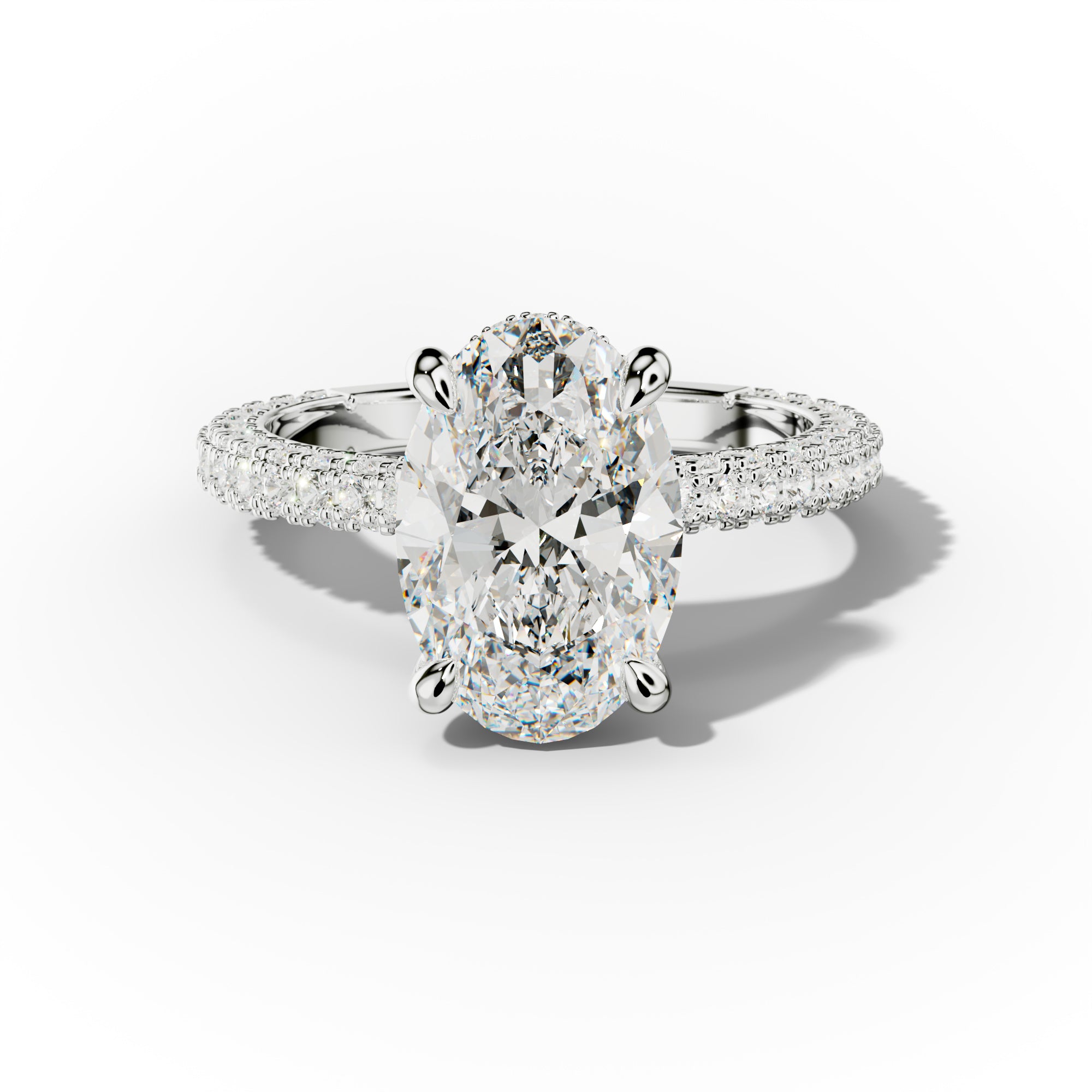 Aurora Oval Diamond Engagement Ring
