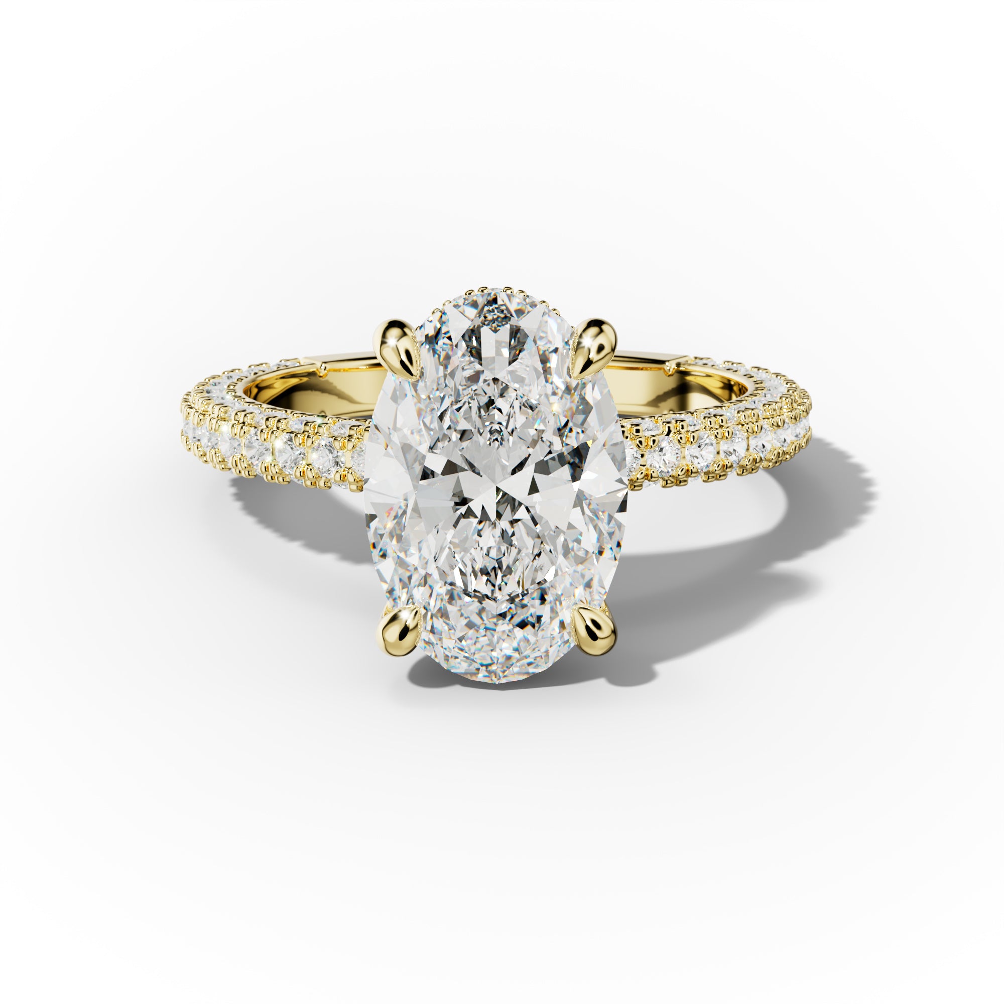 Aurora Oval Diamond Engagement Ring