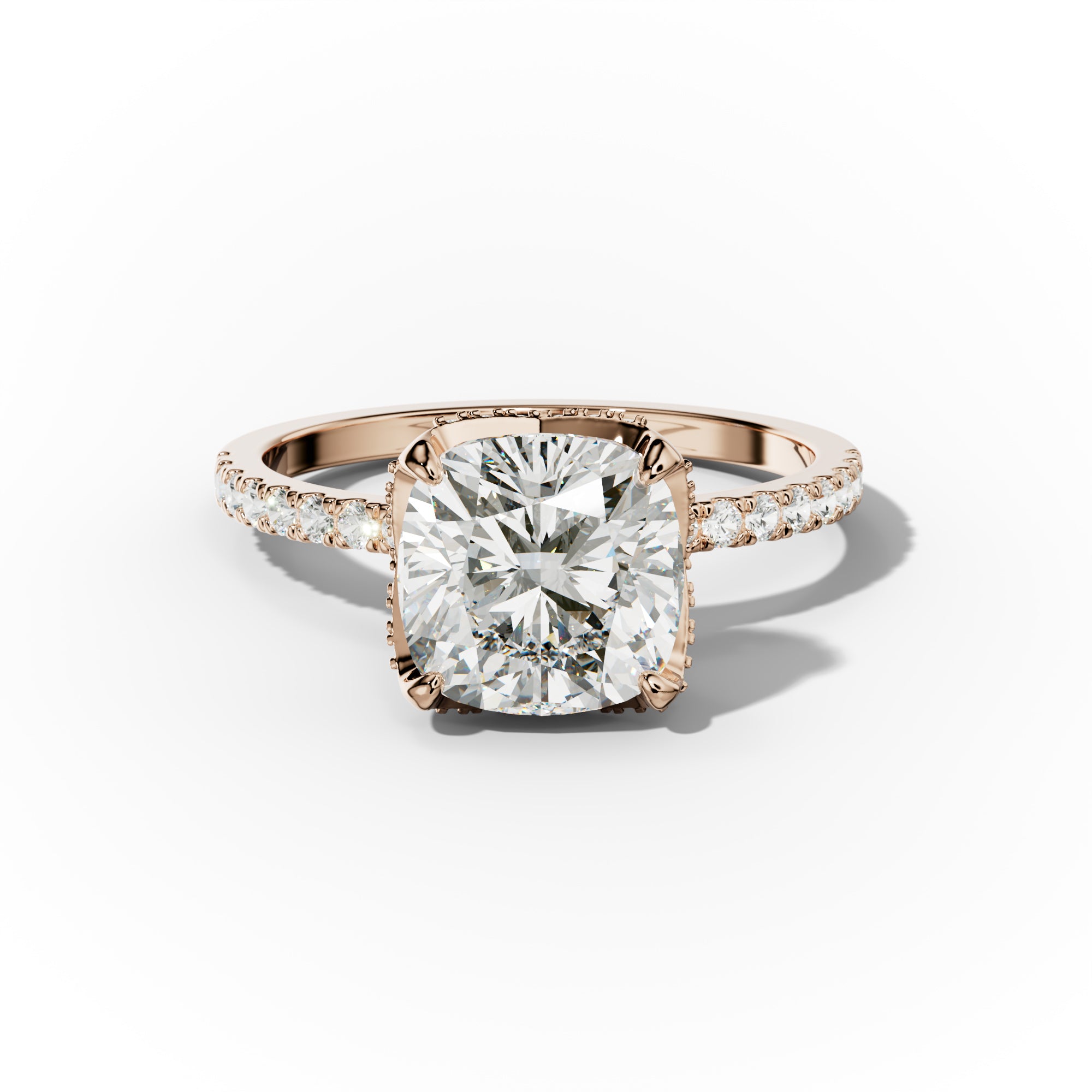 Charlotte Cushion Cut Diamond Engagement Ring