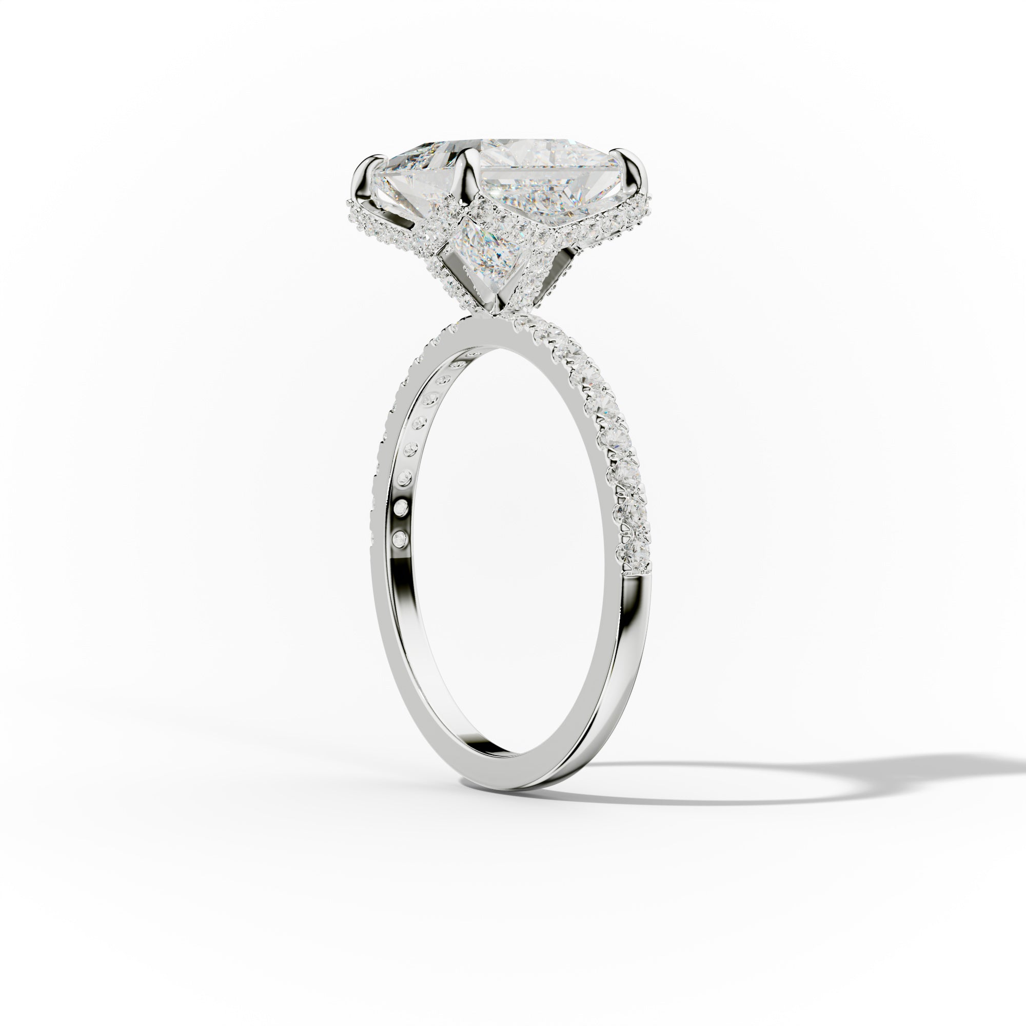 Charlotte Princess Cut Diamond Engagement Ring