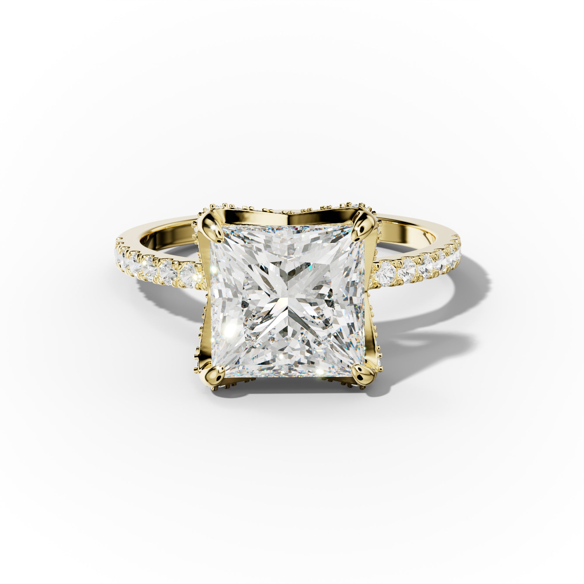 Charlotte Princess Cut Diamond Engagement Ring