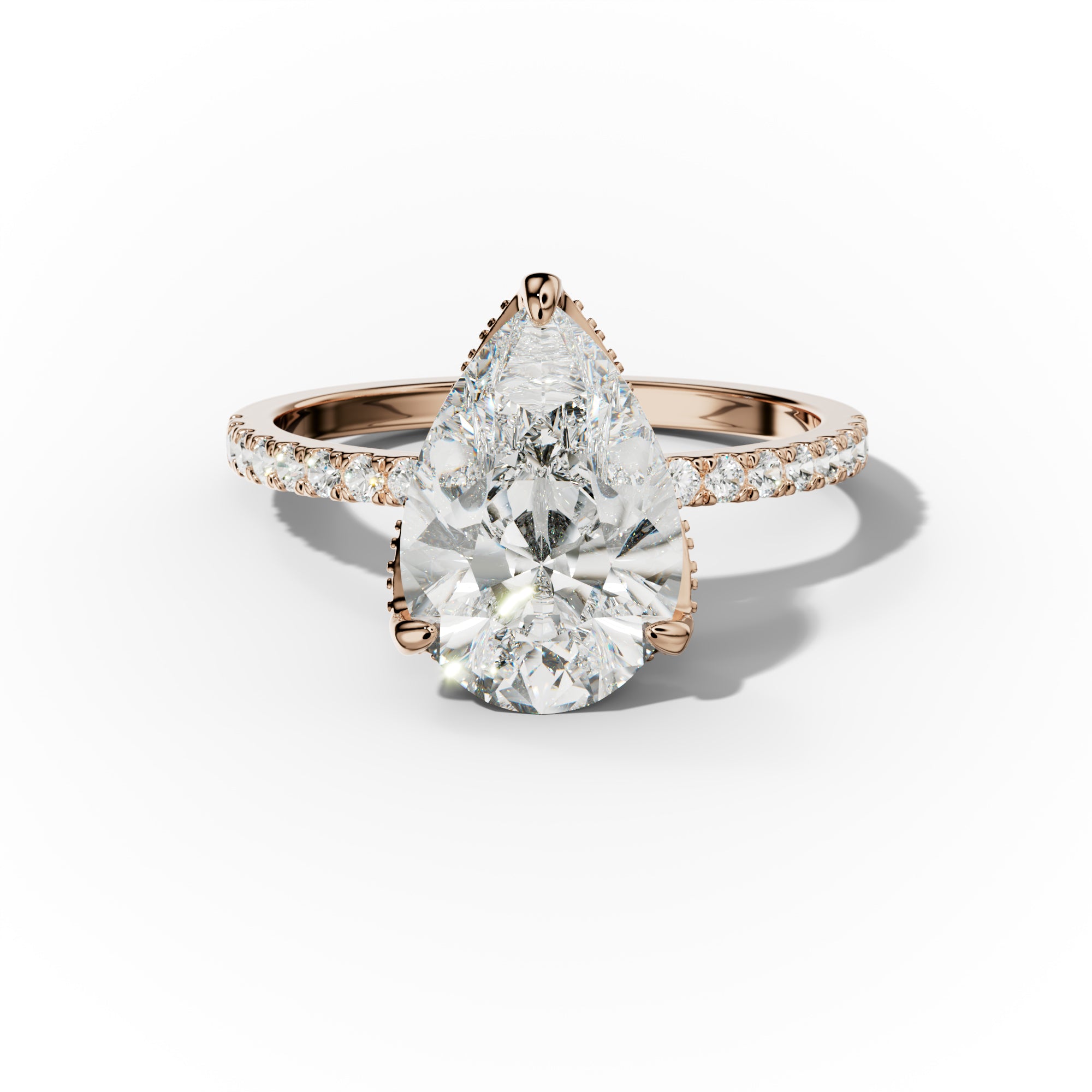 Charlotte Pear Shape Diamond Engagement Ring
