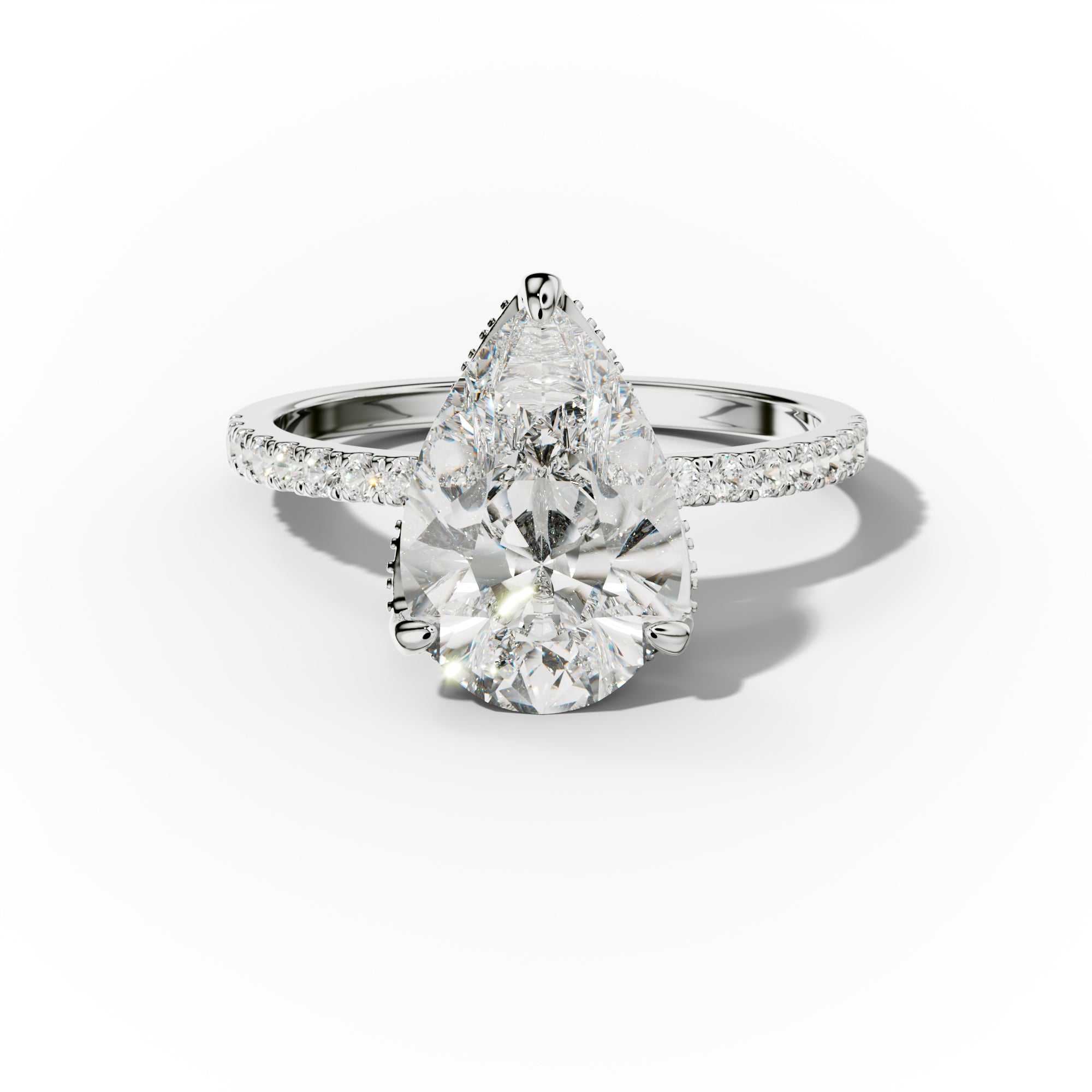 Charlotte Pear Shape Diamond Engagement Ring