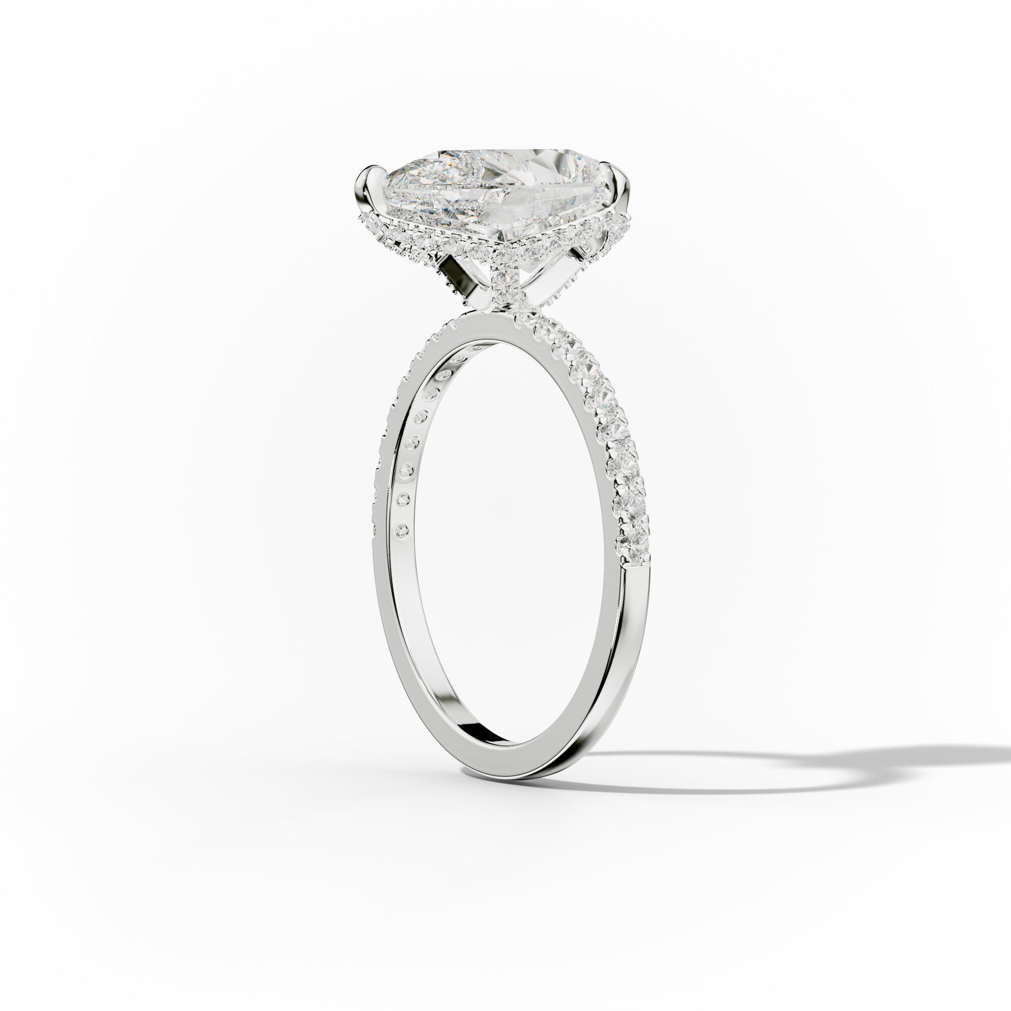 Charlotte Pear Shape Diamond Engagement Ring