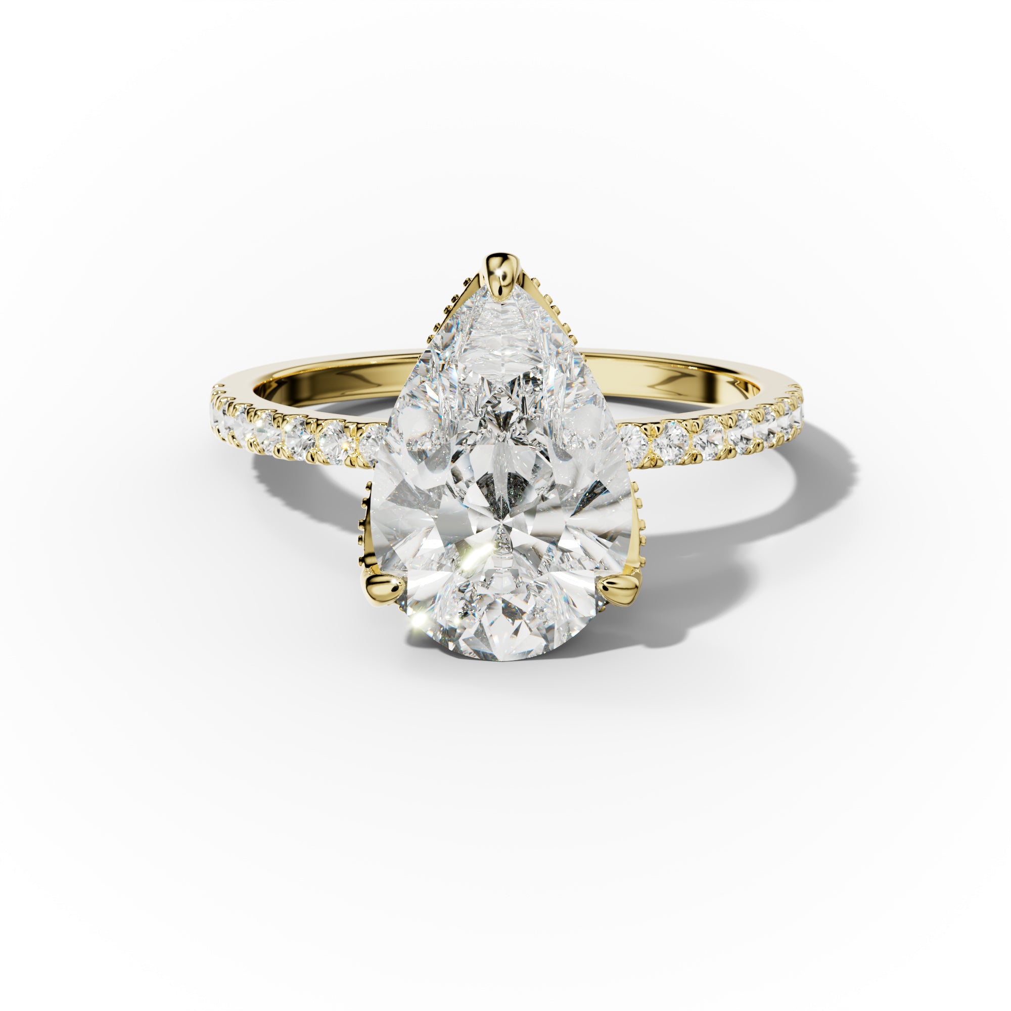 Charlotte Pear Shape Diamond Engagement Ring