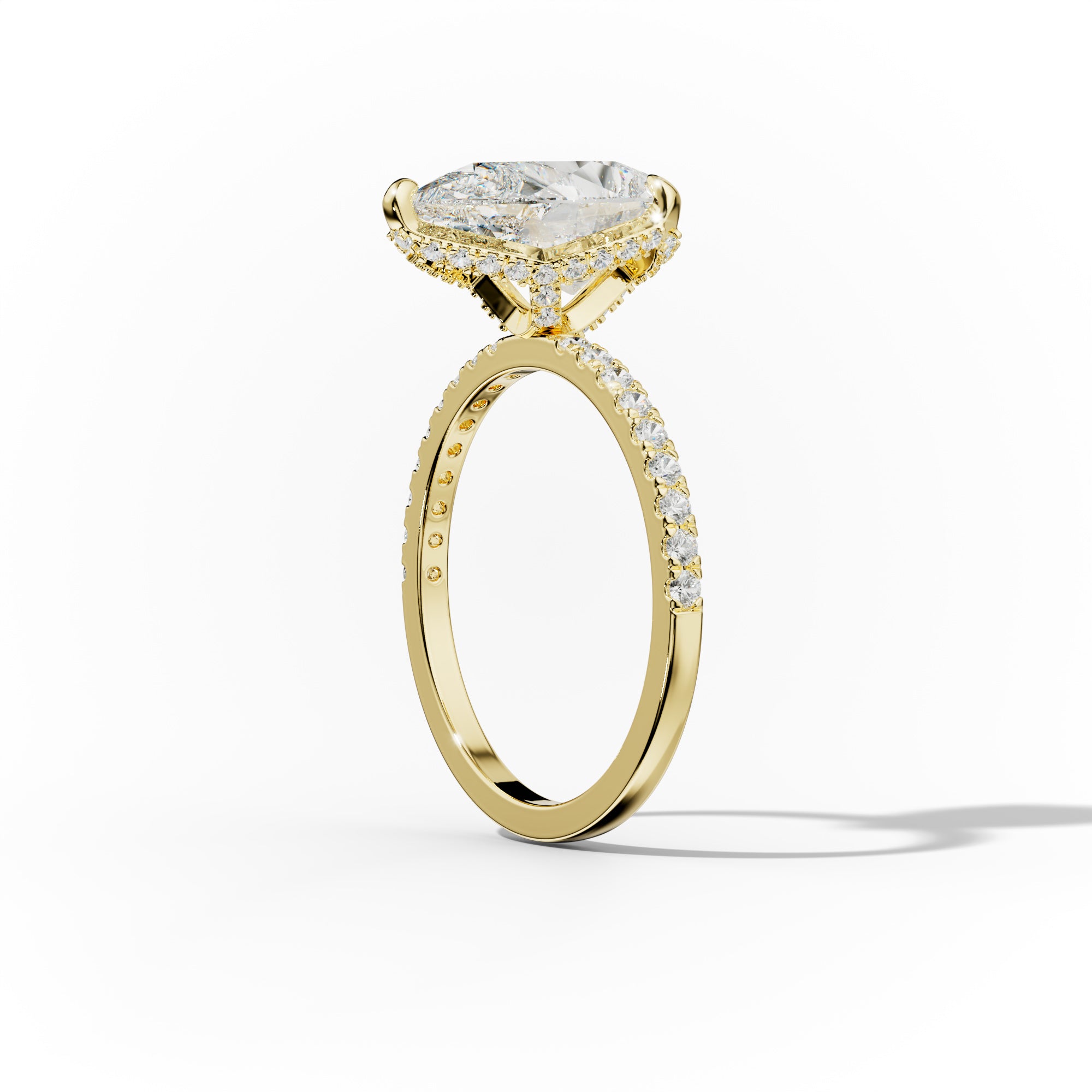 Charlotte Pear Shape Diamond Engagement Ring