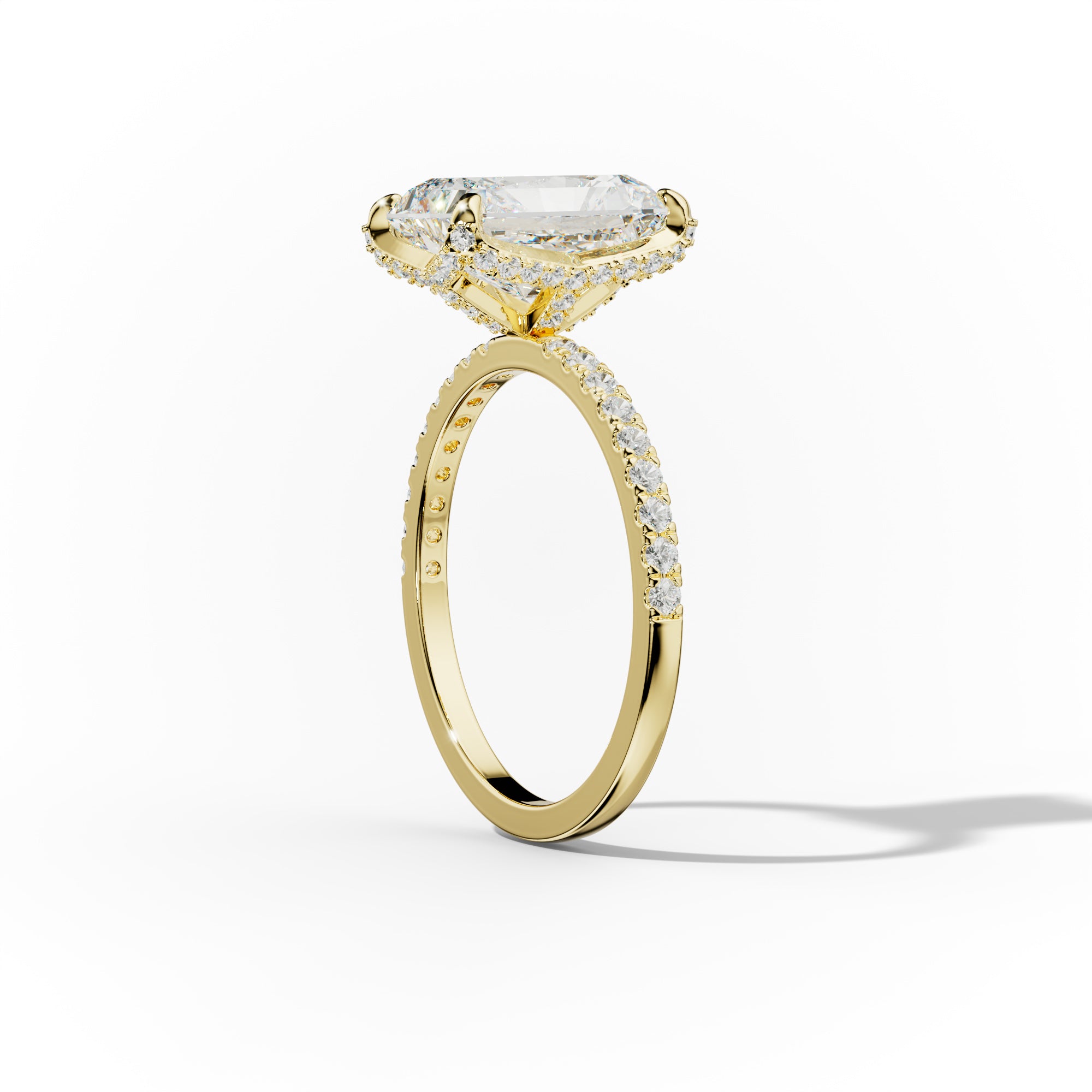 Charlotte Radiant Cut Diamond Engagement Ring