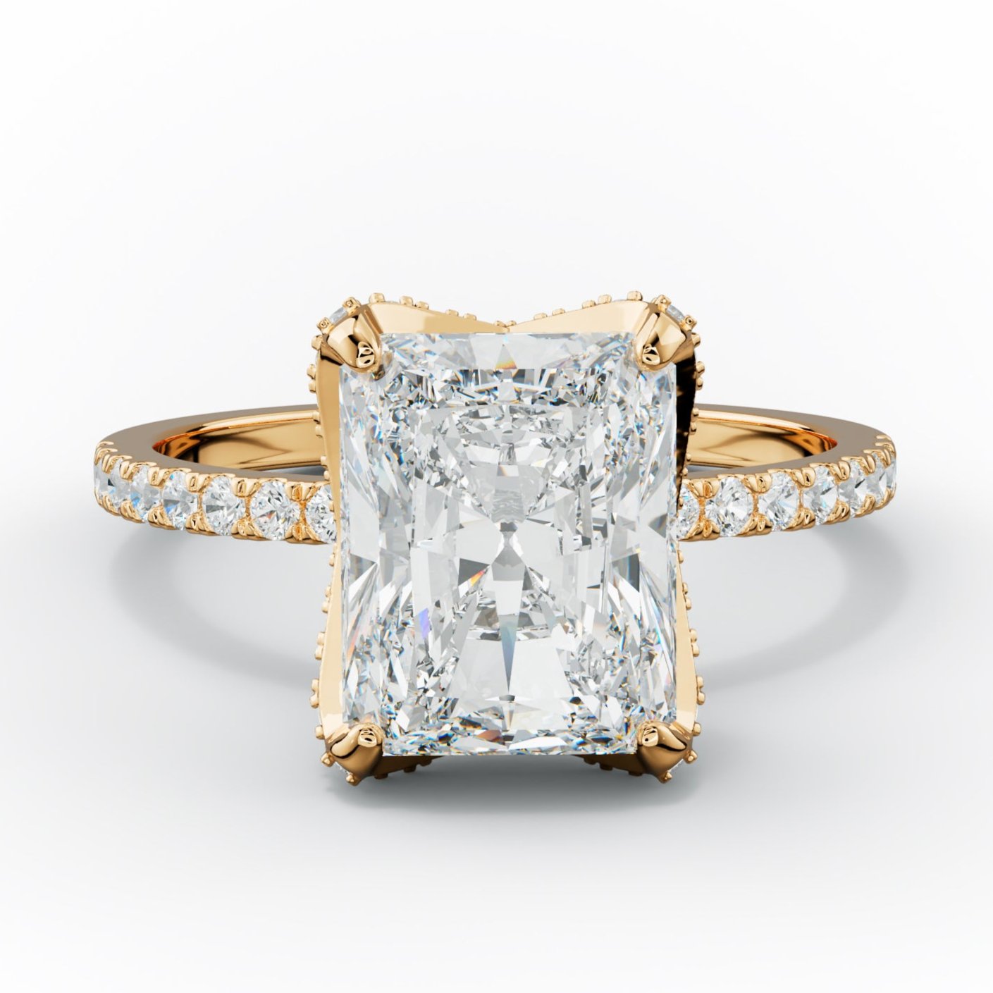 Charlotte Radiant Cut Diamond Engagement Ring