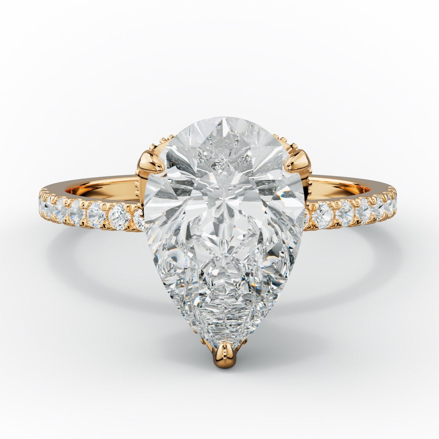 Charlotte Pear Shape Diamond Engagement Ring