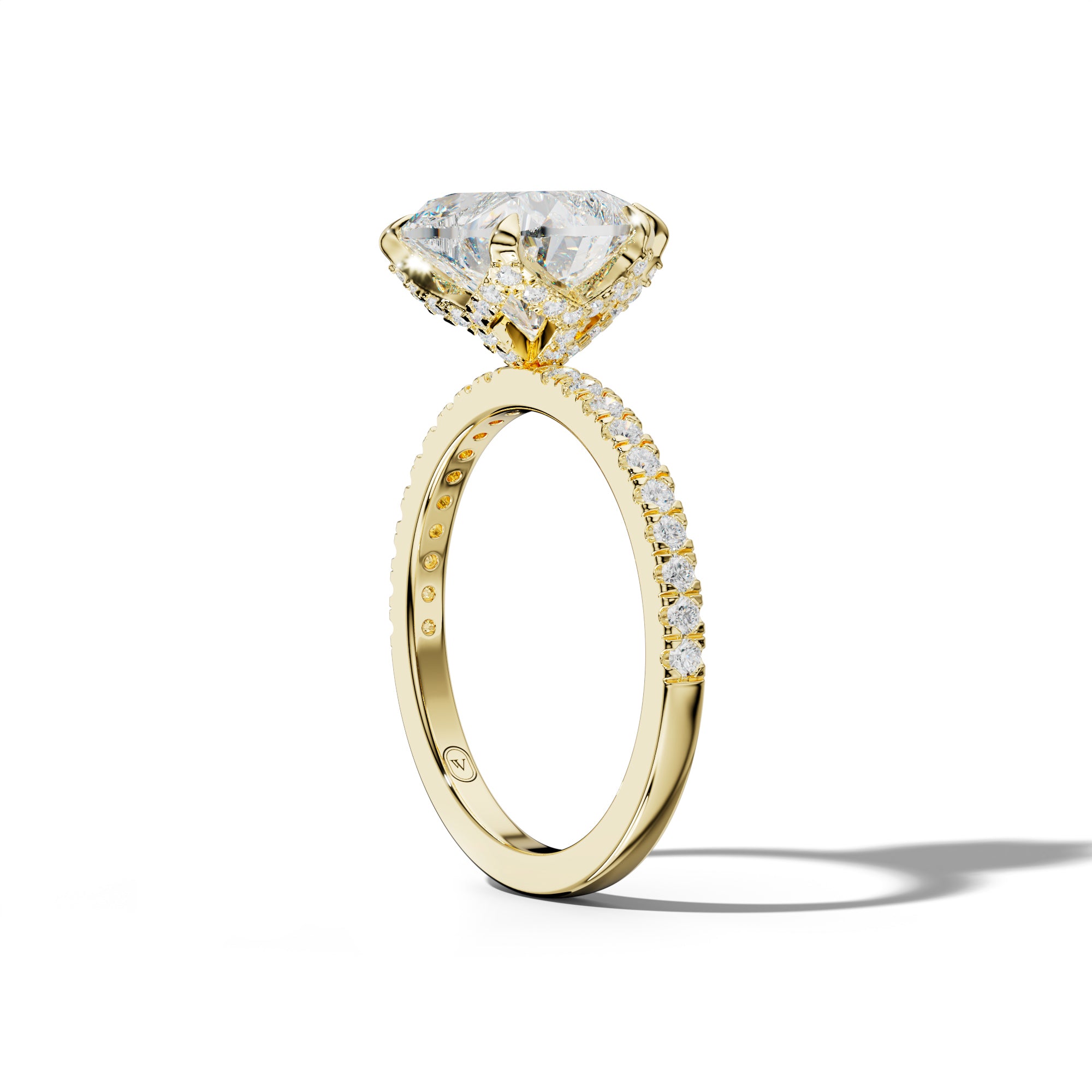 Charlotte Heart Diamond Engagement Ring