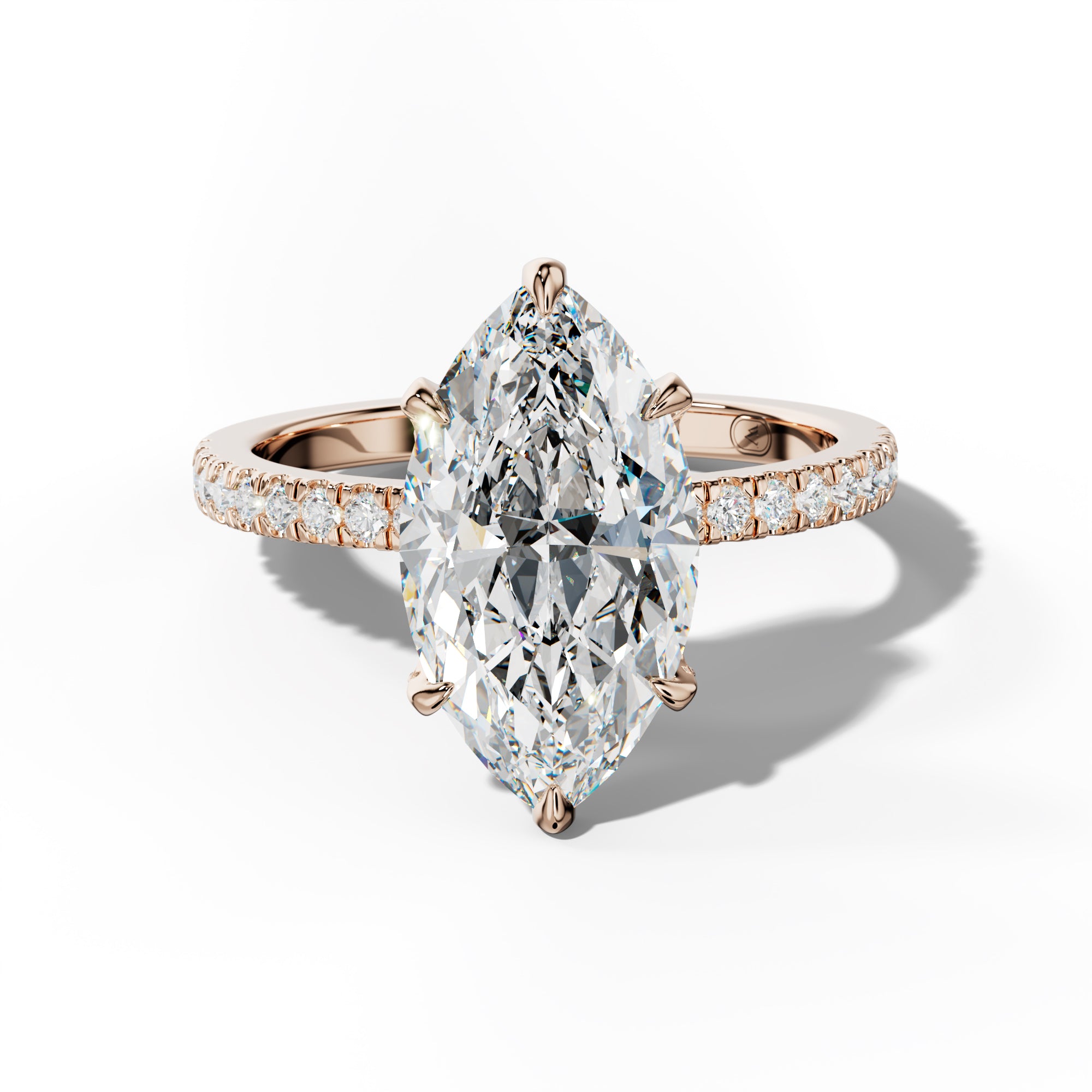 Charlotte Marquise Diamond Engagement Ring