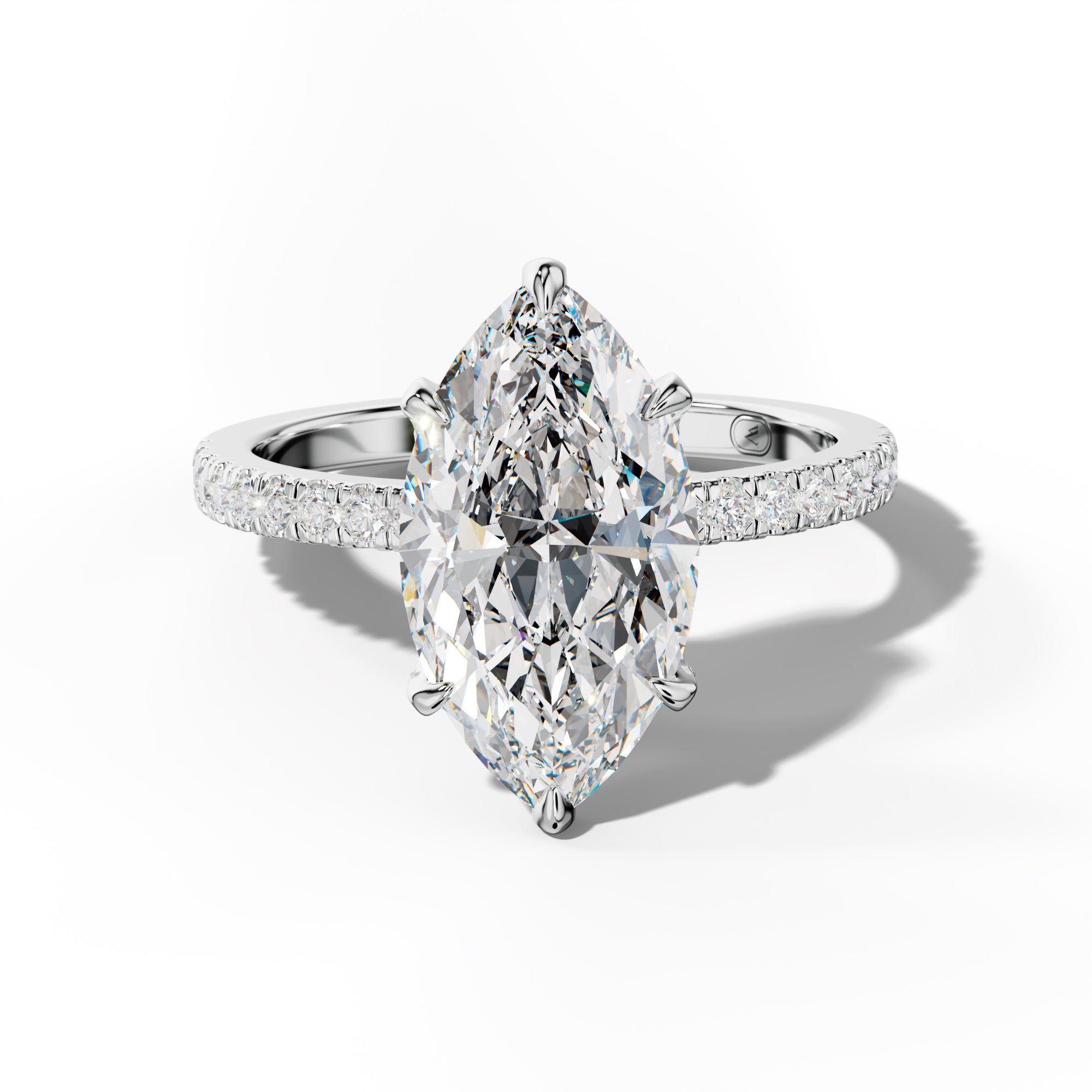 Charlotte Marquise Diamond Engagement Ring