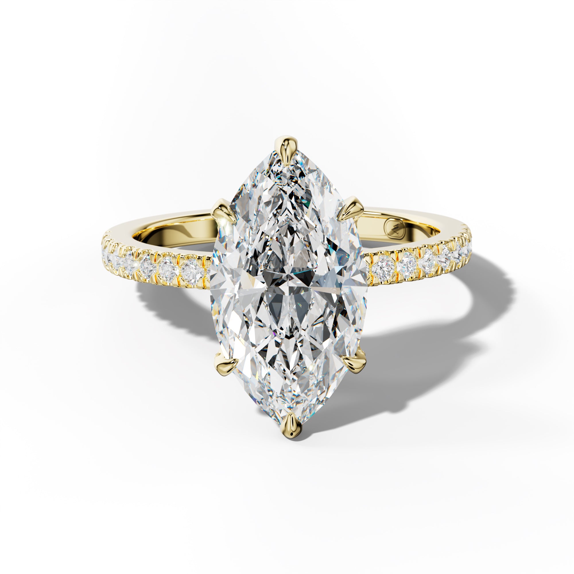 Charlotte Marquise Diamond Engagement Ring