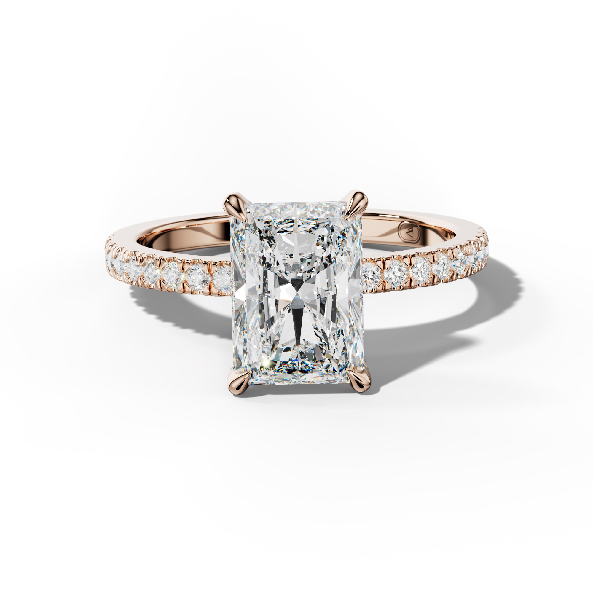 Charlotte Radiant Diamond Engagement Ring