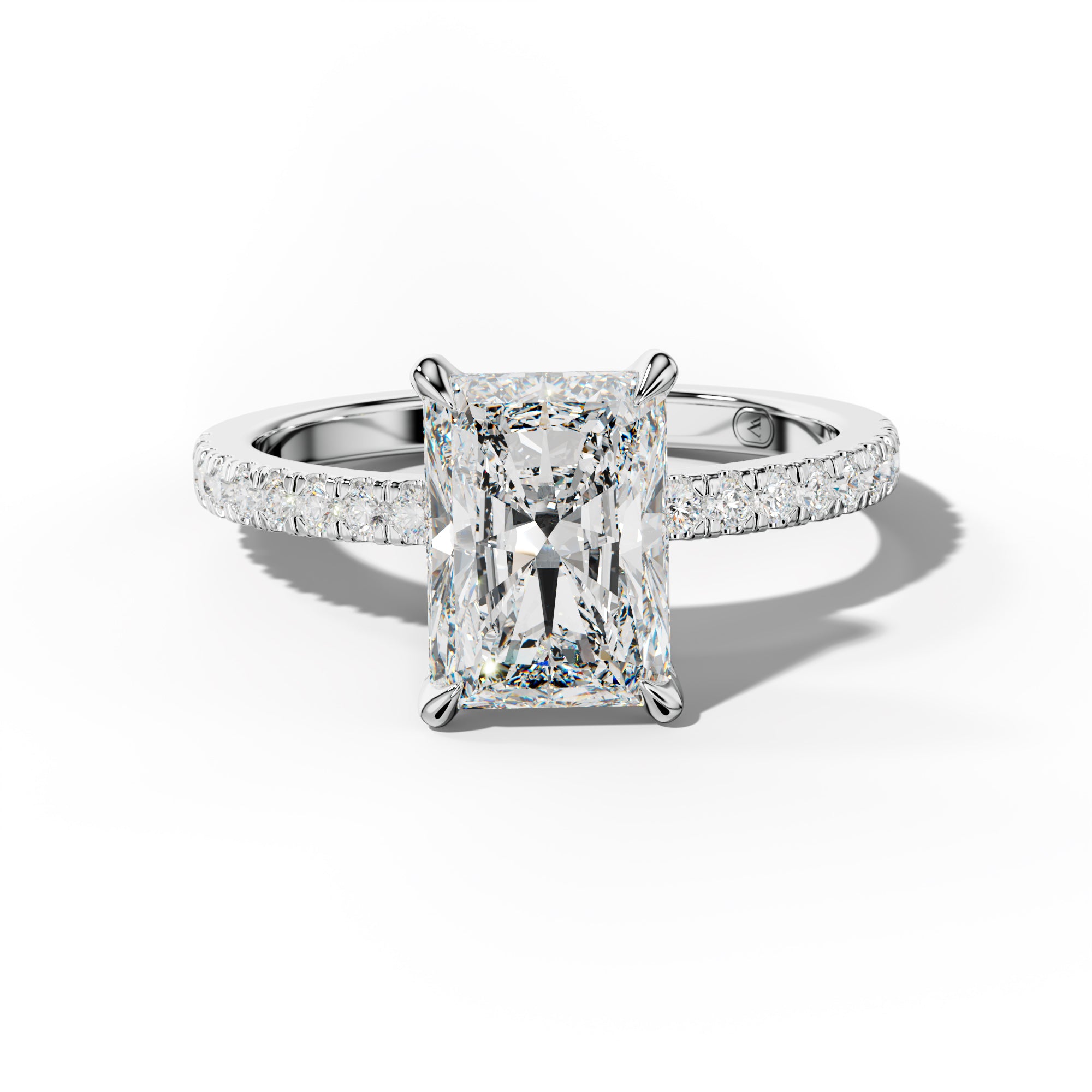 Charlotte Radiant Diamond Engagement Ring