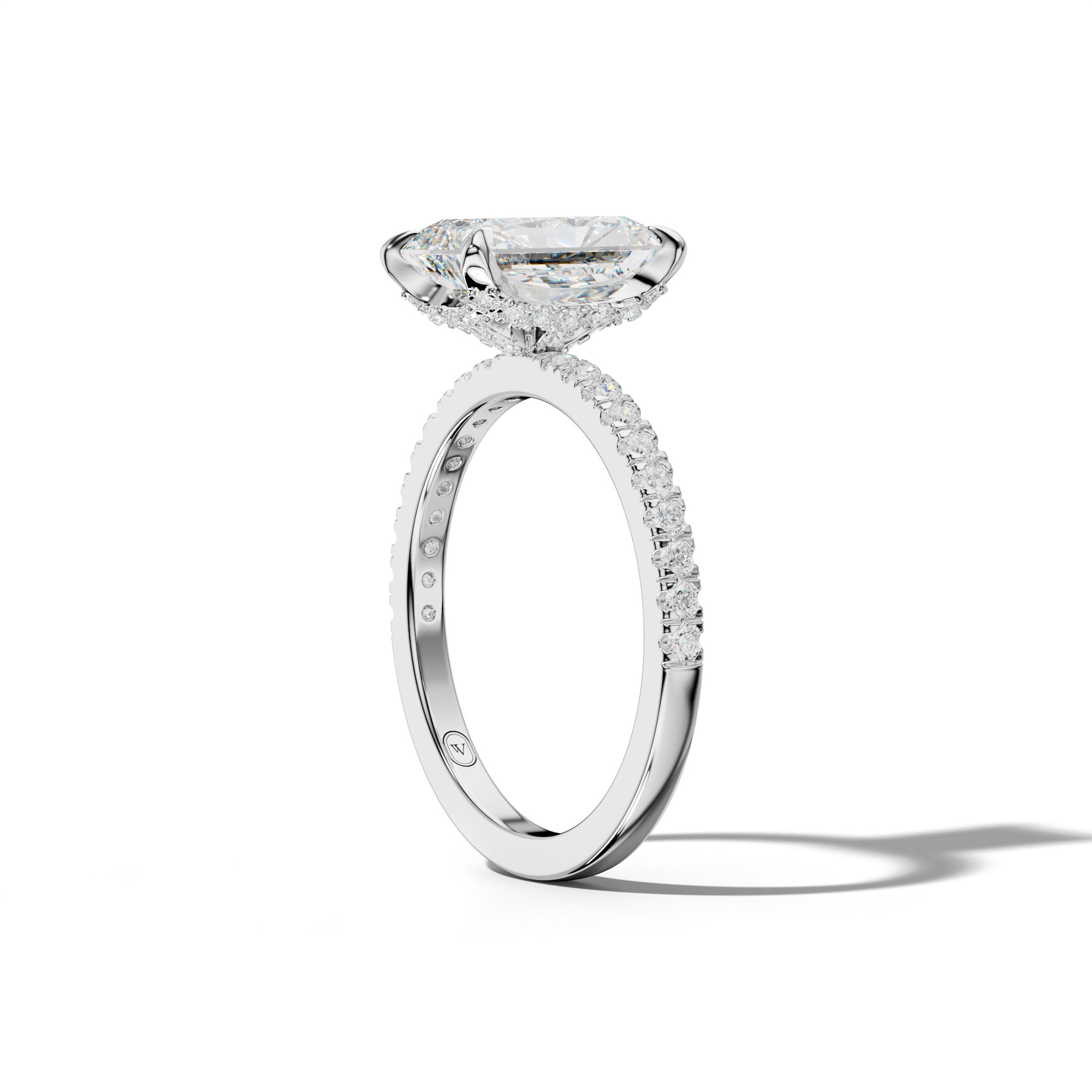 Charlotte Radiant Diamond Engagement Ring