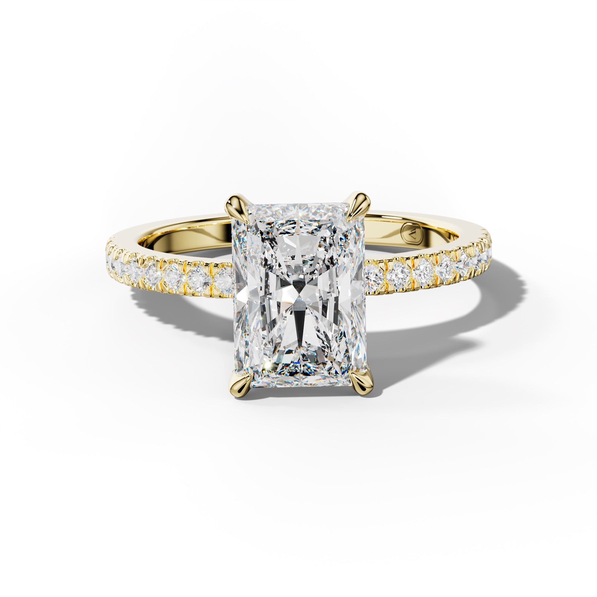 Charlotte Radiant Diamond Engagement Ring