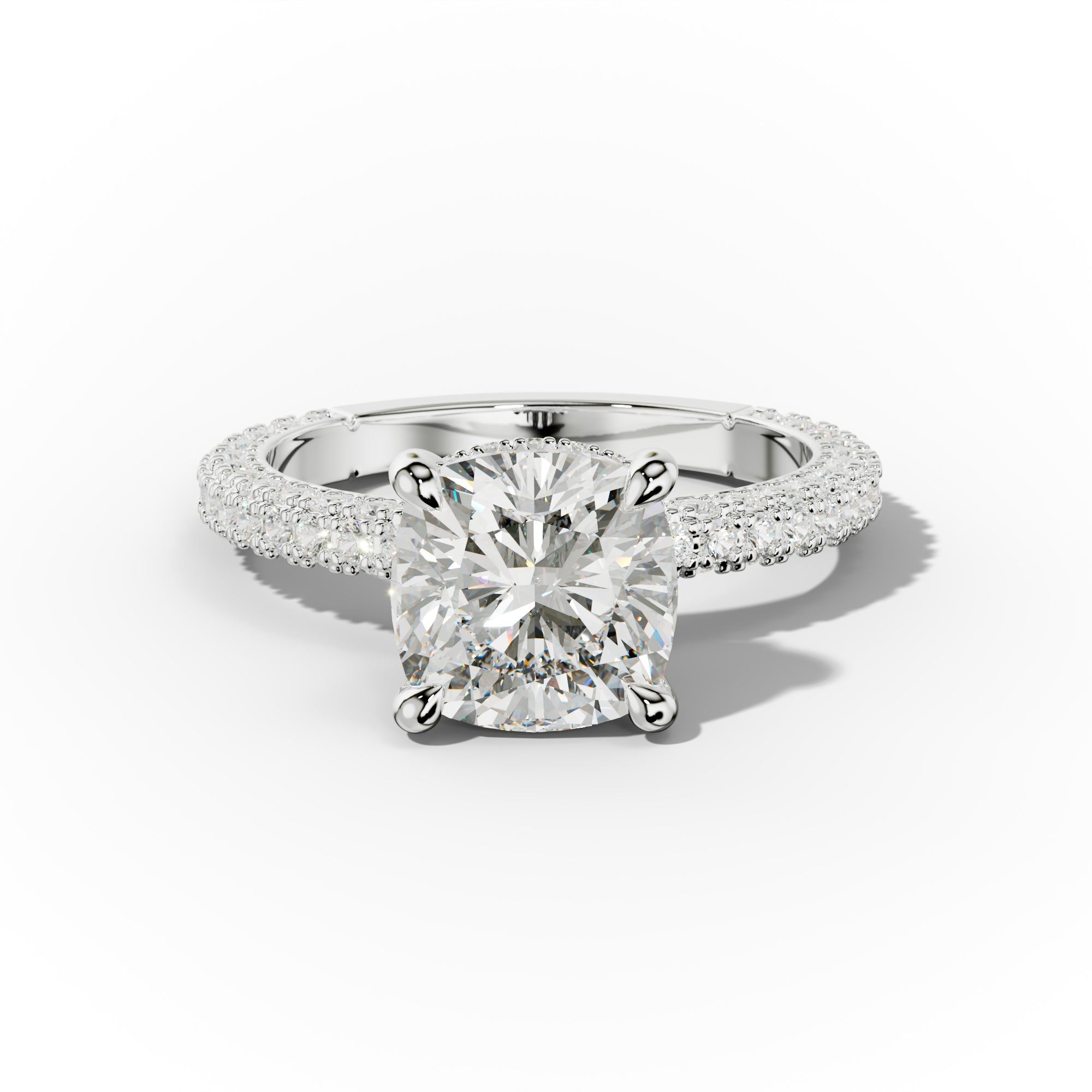 Aurora Cushion Diamond Engagement Ring