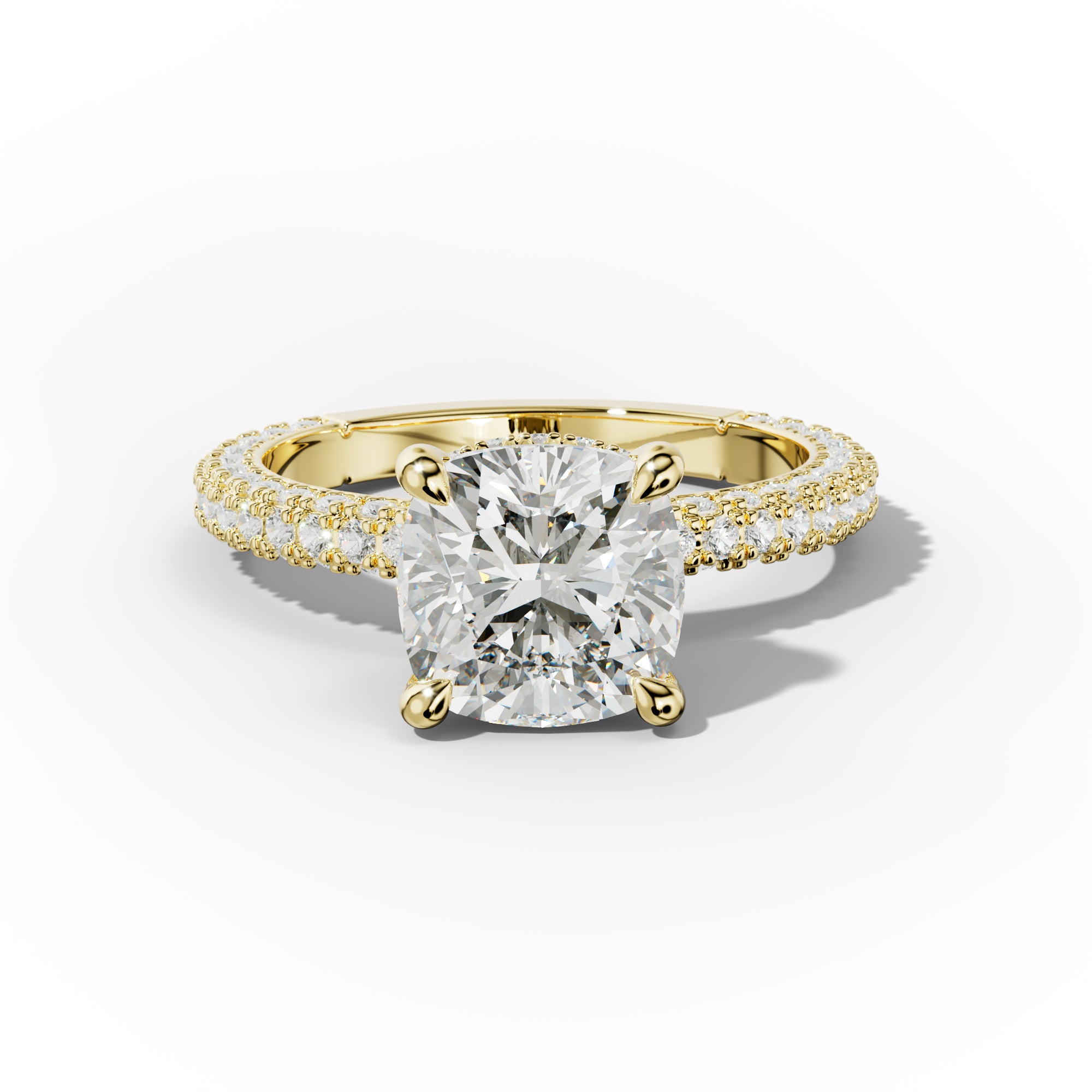 Aurora Cushion Diamond Engagement Ring
