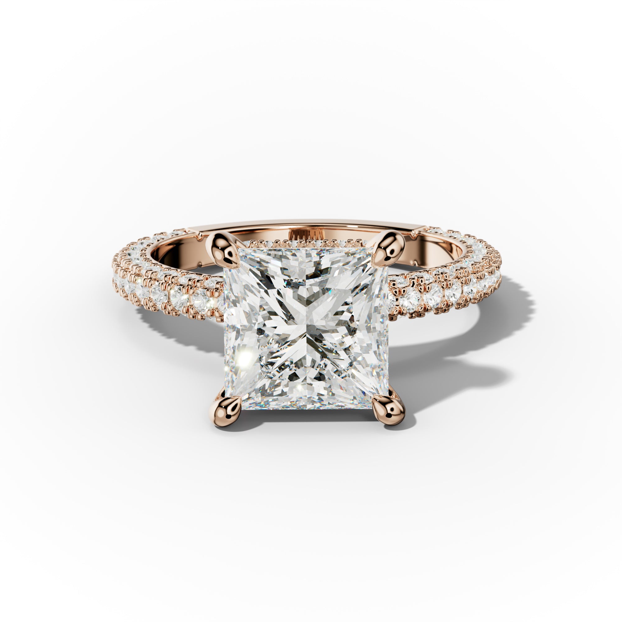 Aurora Princess Cut Diamond Engagement Ring