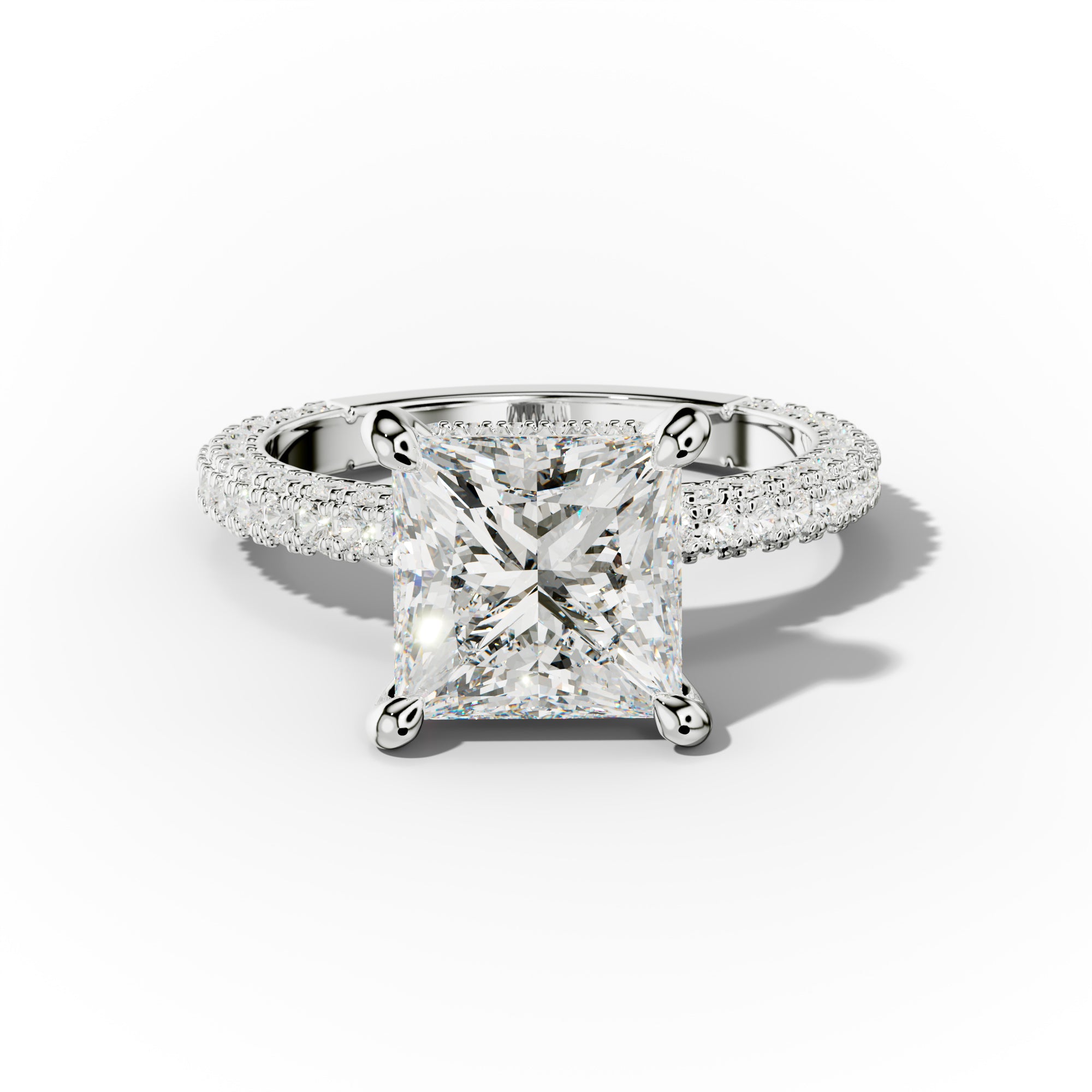 Aurora Princess Cut Diamond Engagement Ring