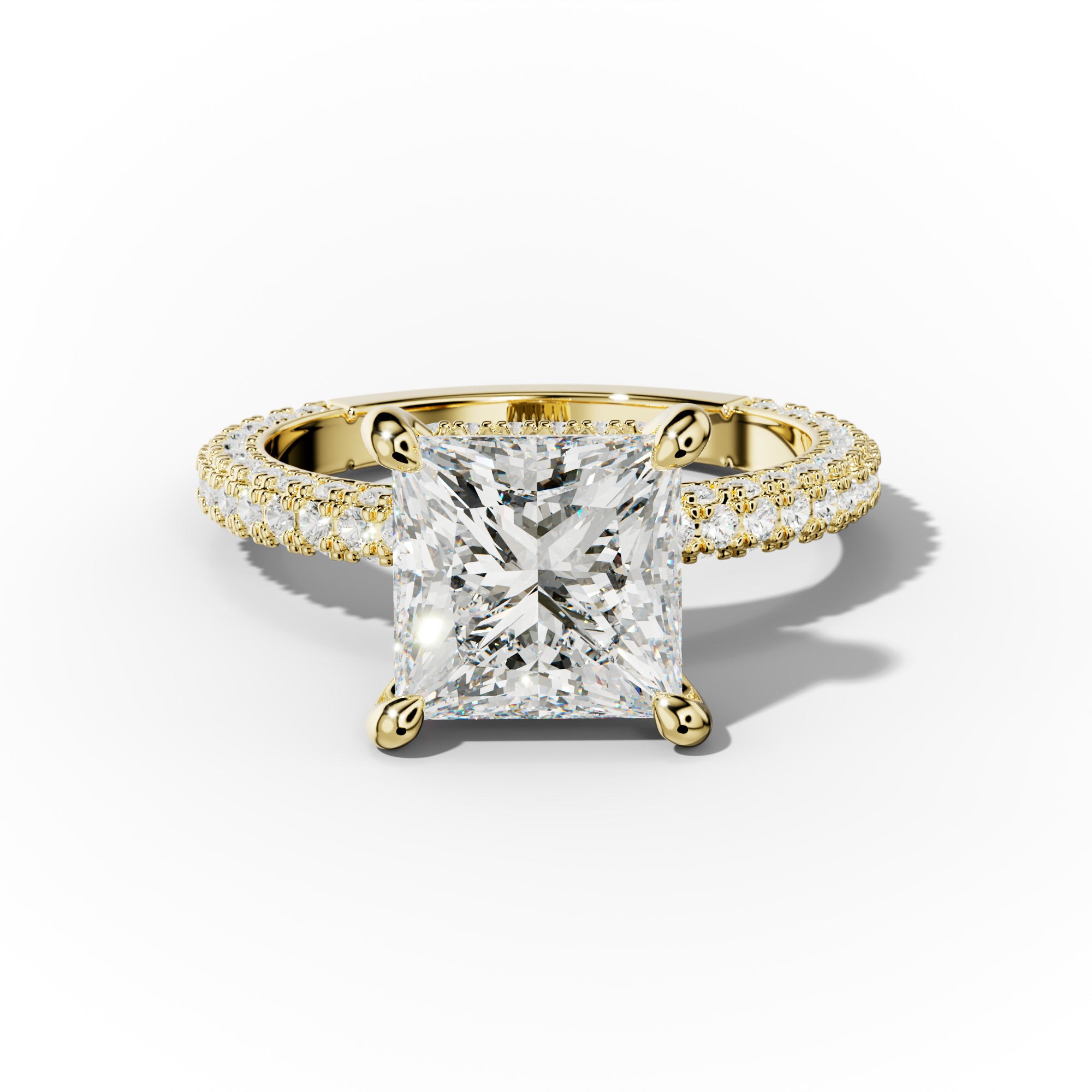 Aurora Princess Cut Diamond Engagement Ring