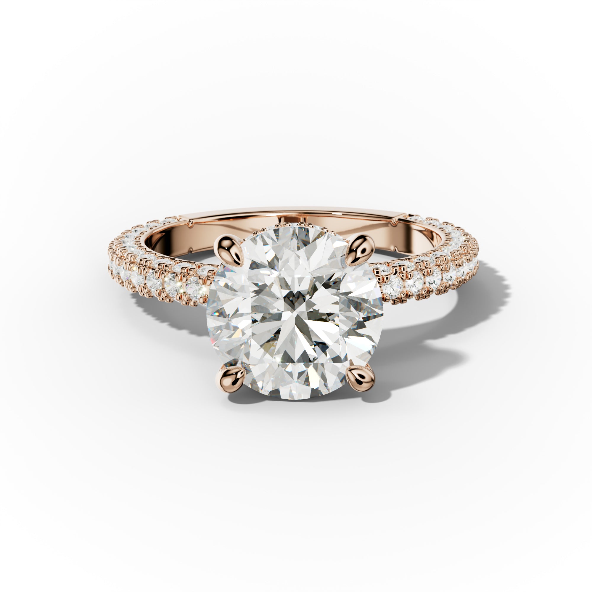 Aurora Round Diamond Engagement Ring