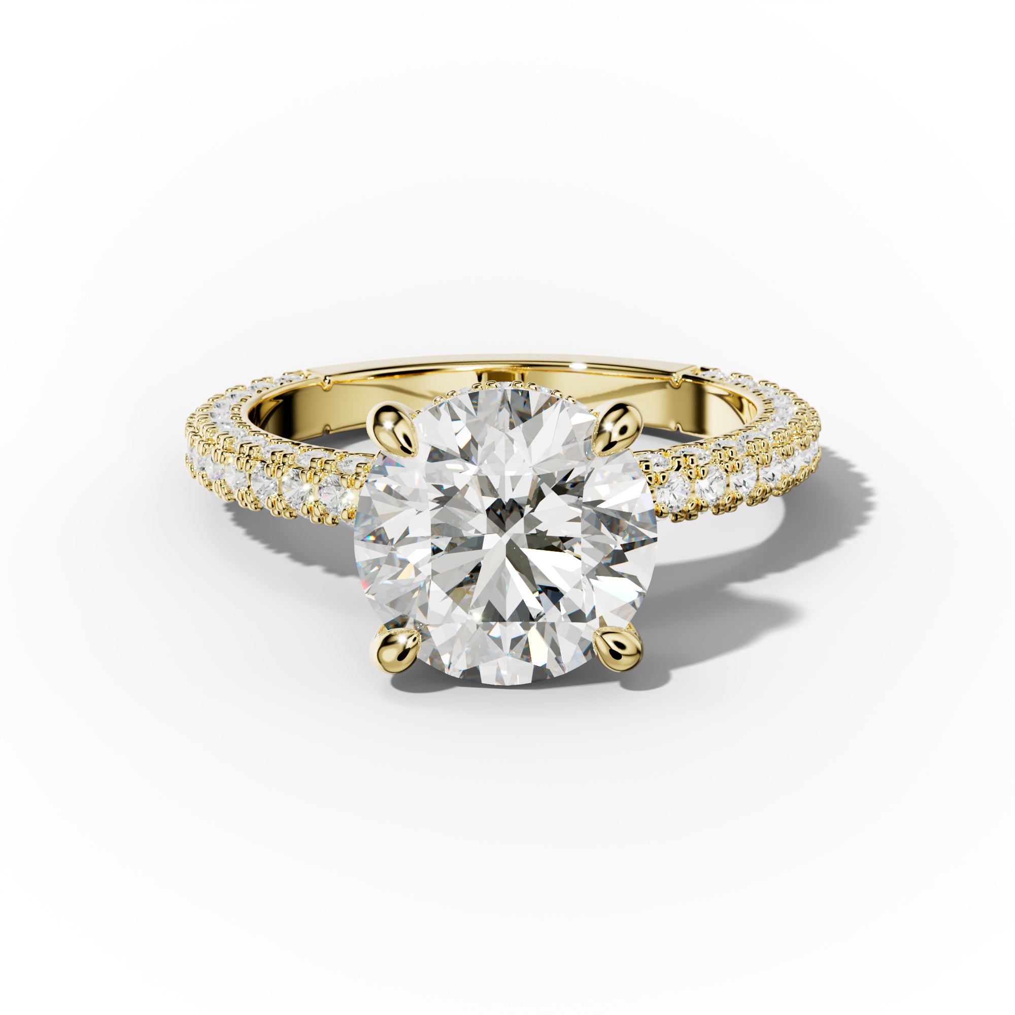 Aurora Round Diamond Engagement Ring