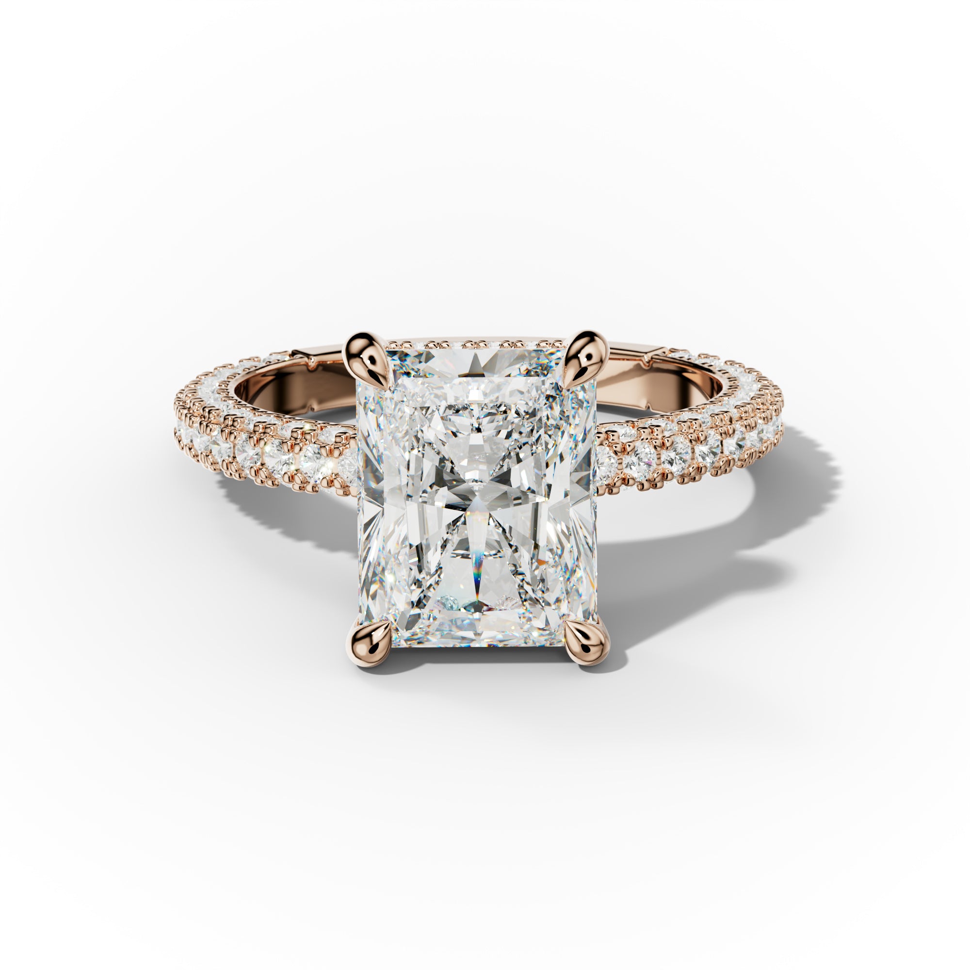 Aurora Radiant Diamond Engagement Ring