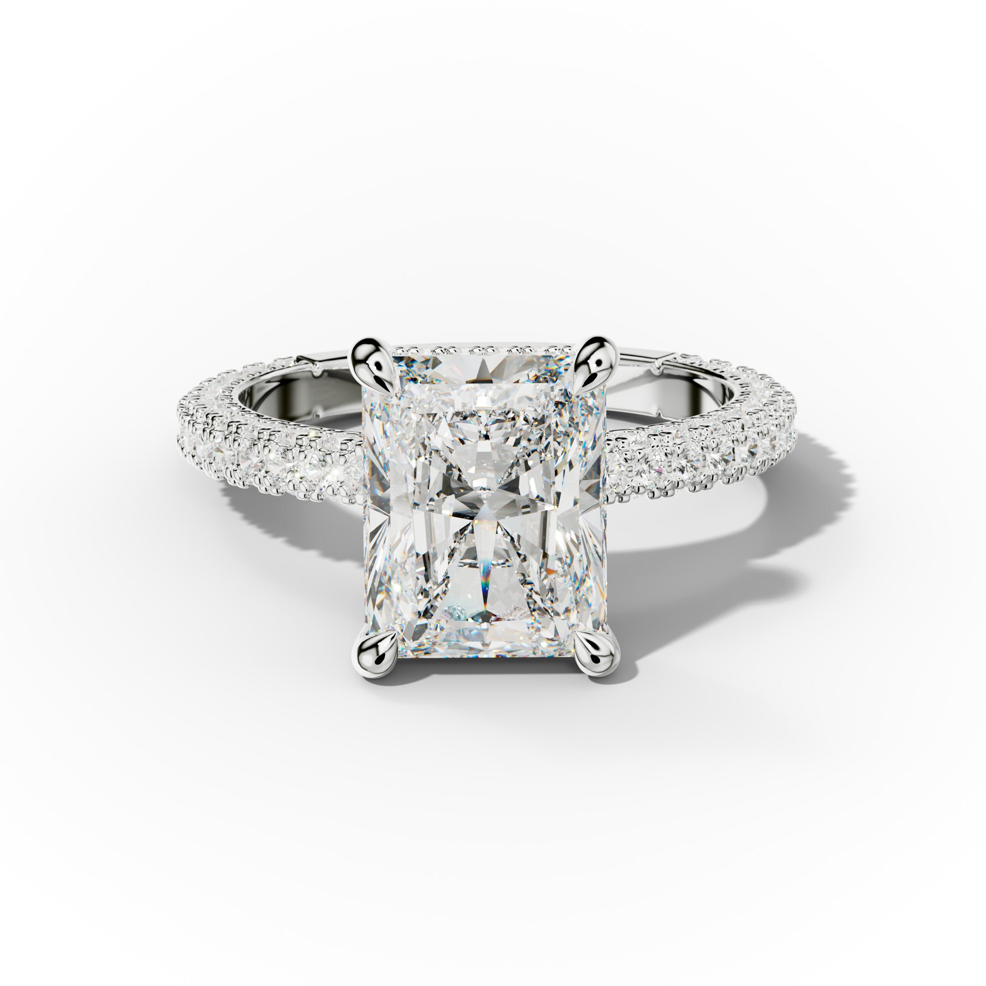 Aurora Radiant Diamond Engagement Ring