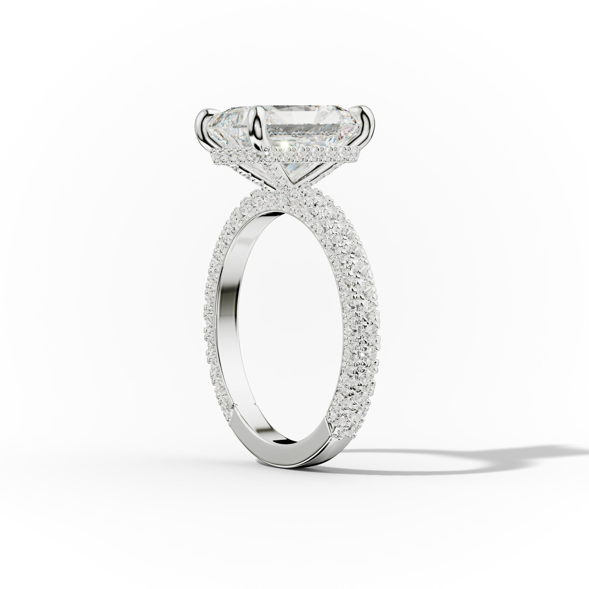 Aurora Radiant Diamond Engagement Ring