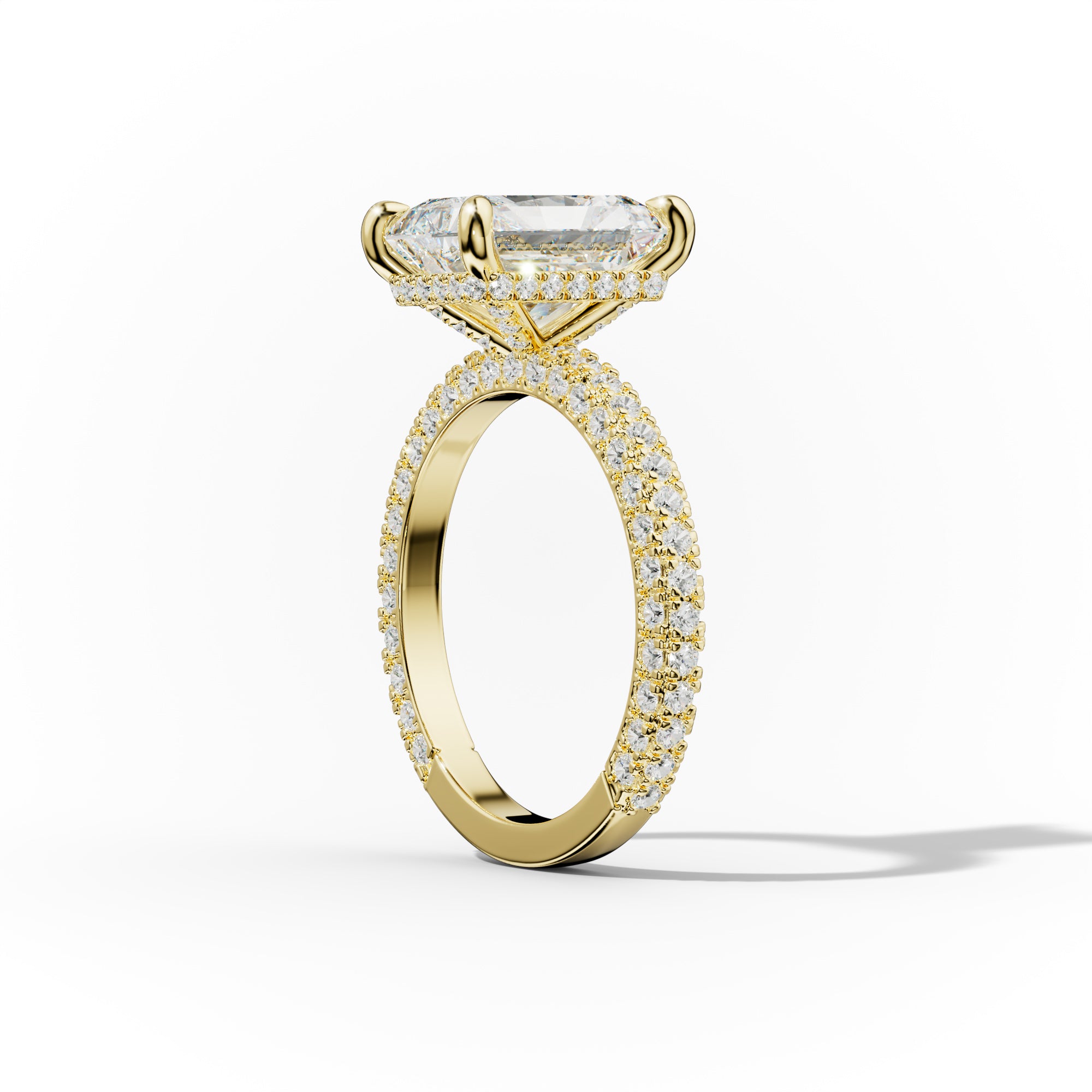 Aurora Radiant Diamond Engagement Ring