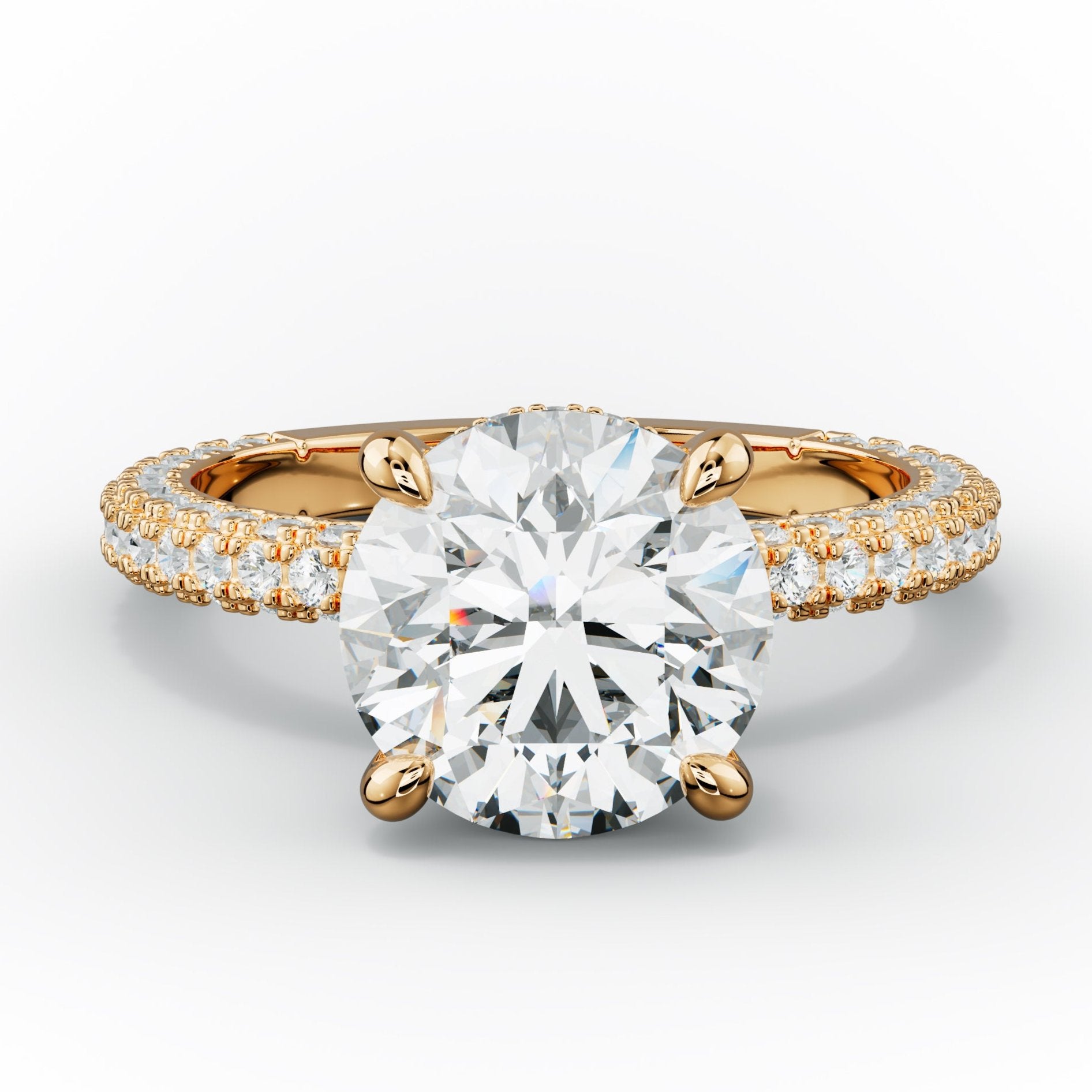 Aurora Round Diamond Engagement Ring