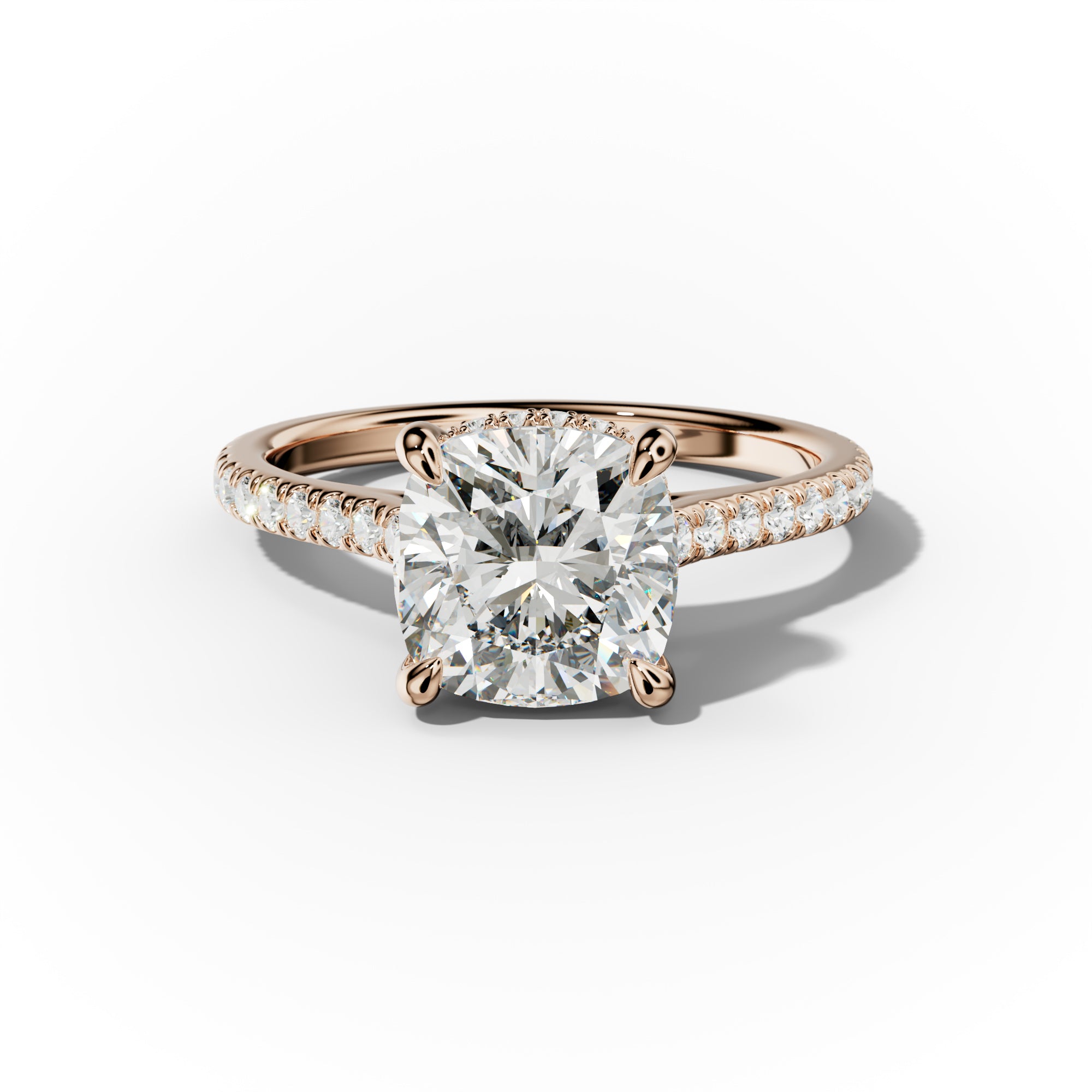 Aria Cushion Cut Diamond Engagement Ring