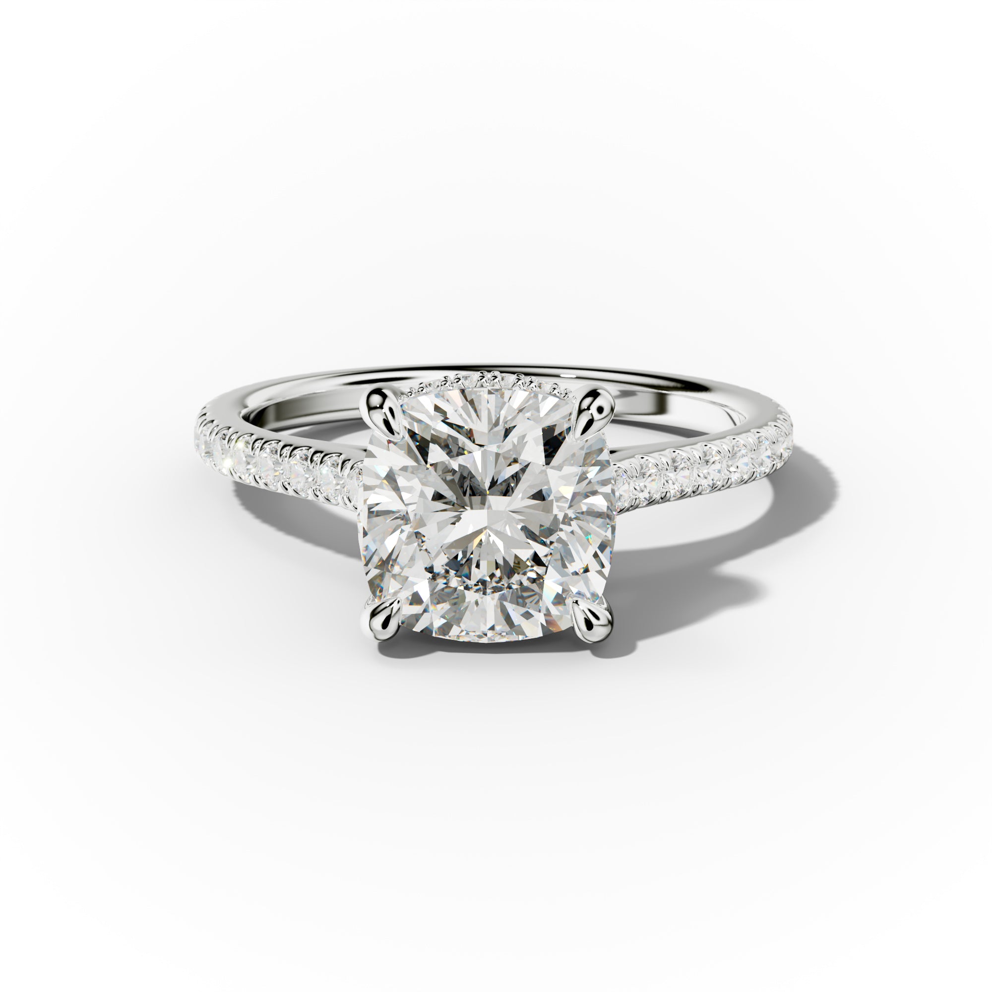 Aria Cushion Cut Diamond Engagement Ring