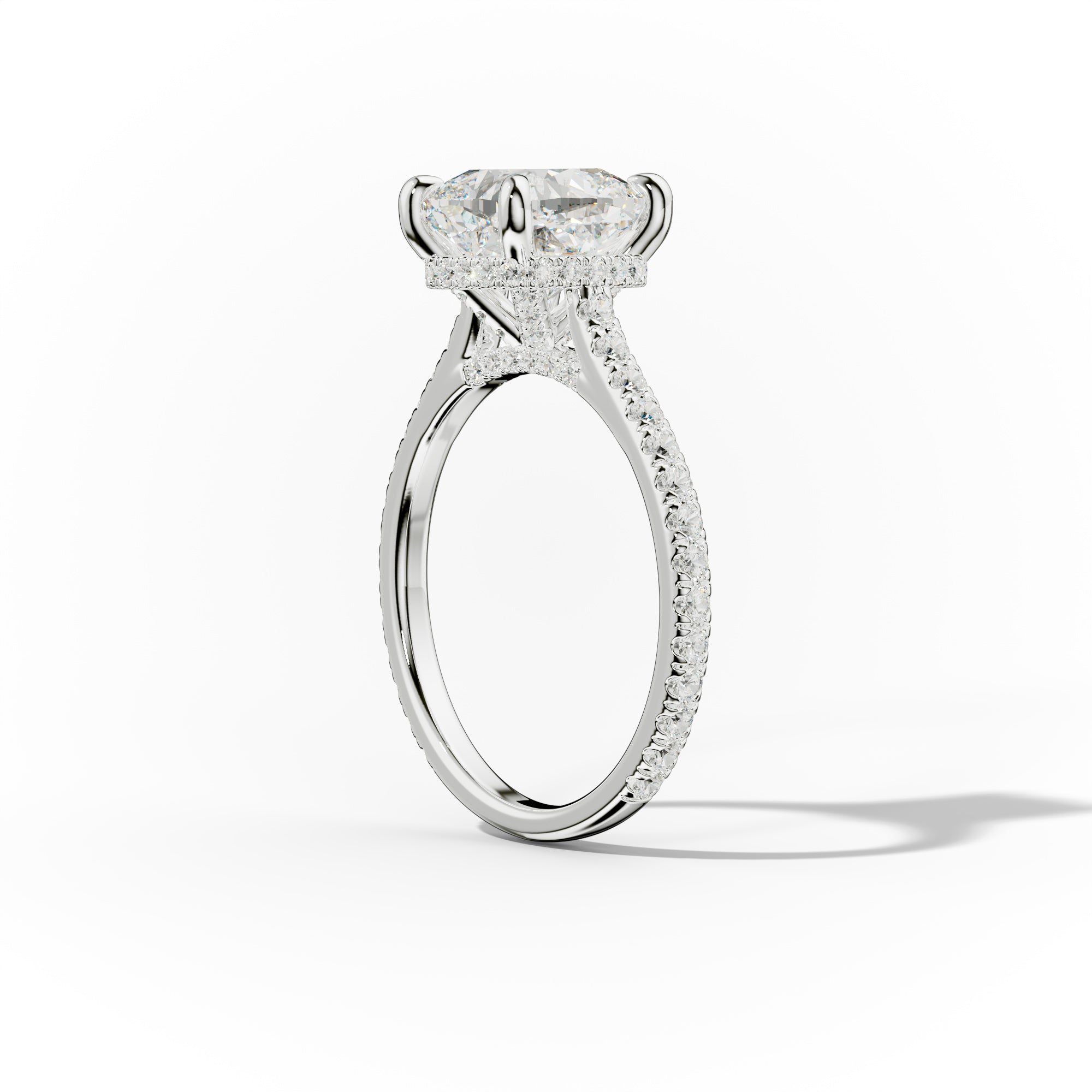 Aria Cushion Cut Diamond Engagement Ring