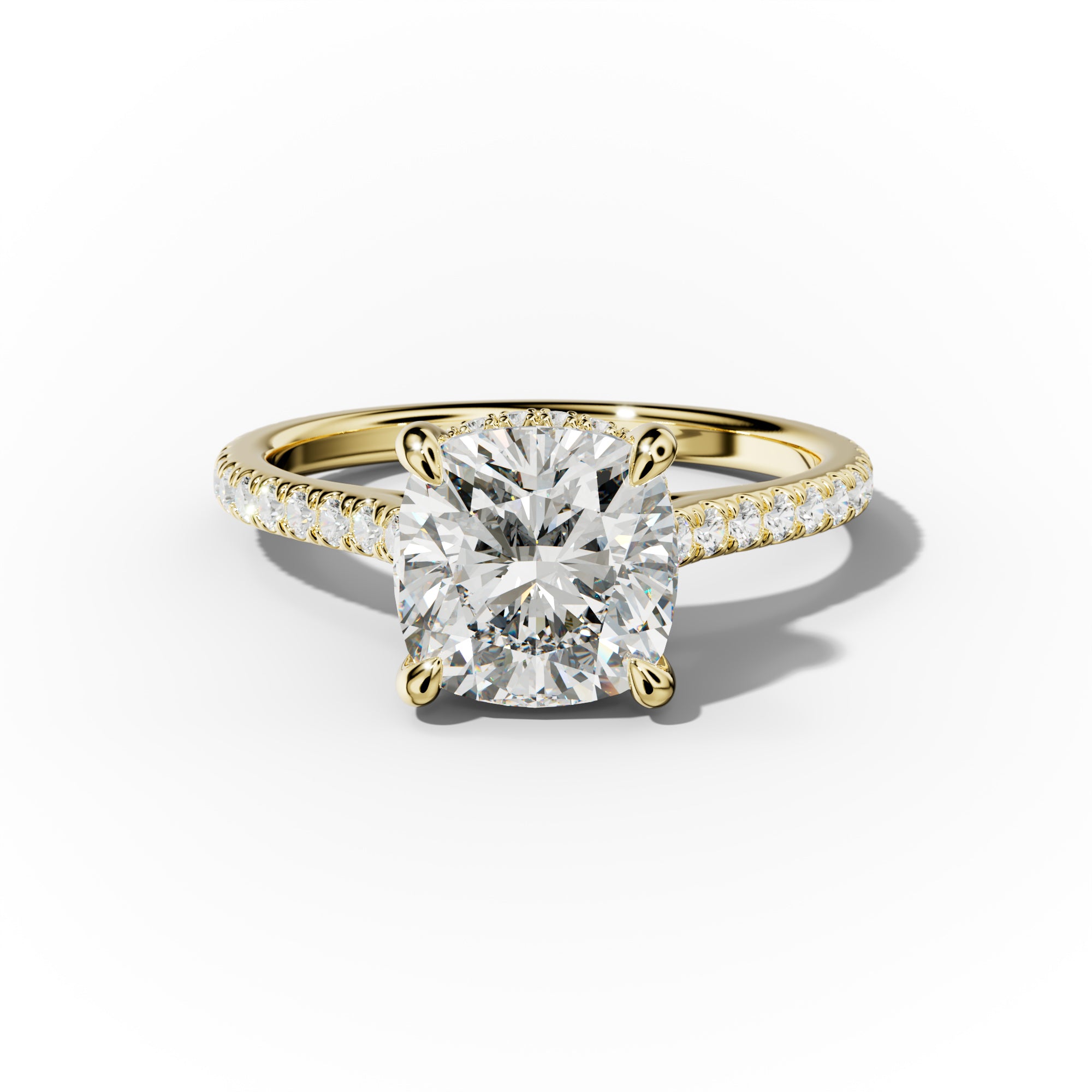 Aria Cushion Cut Diamond Engagement Ring