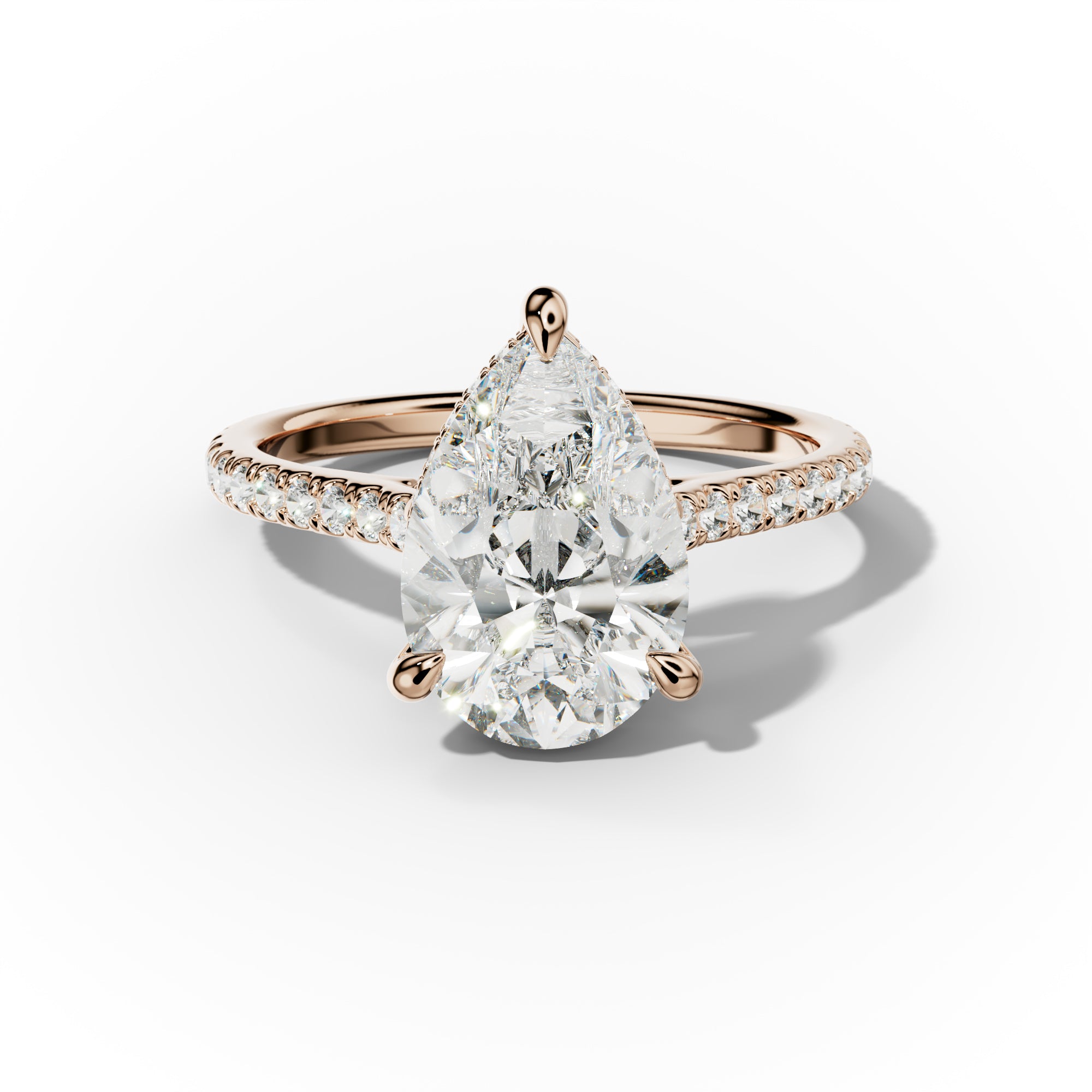 Aria Pear Shape Diamond Engagement Ring