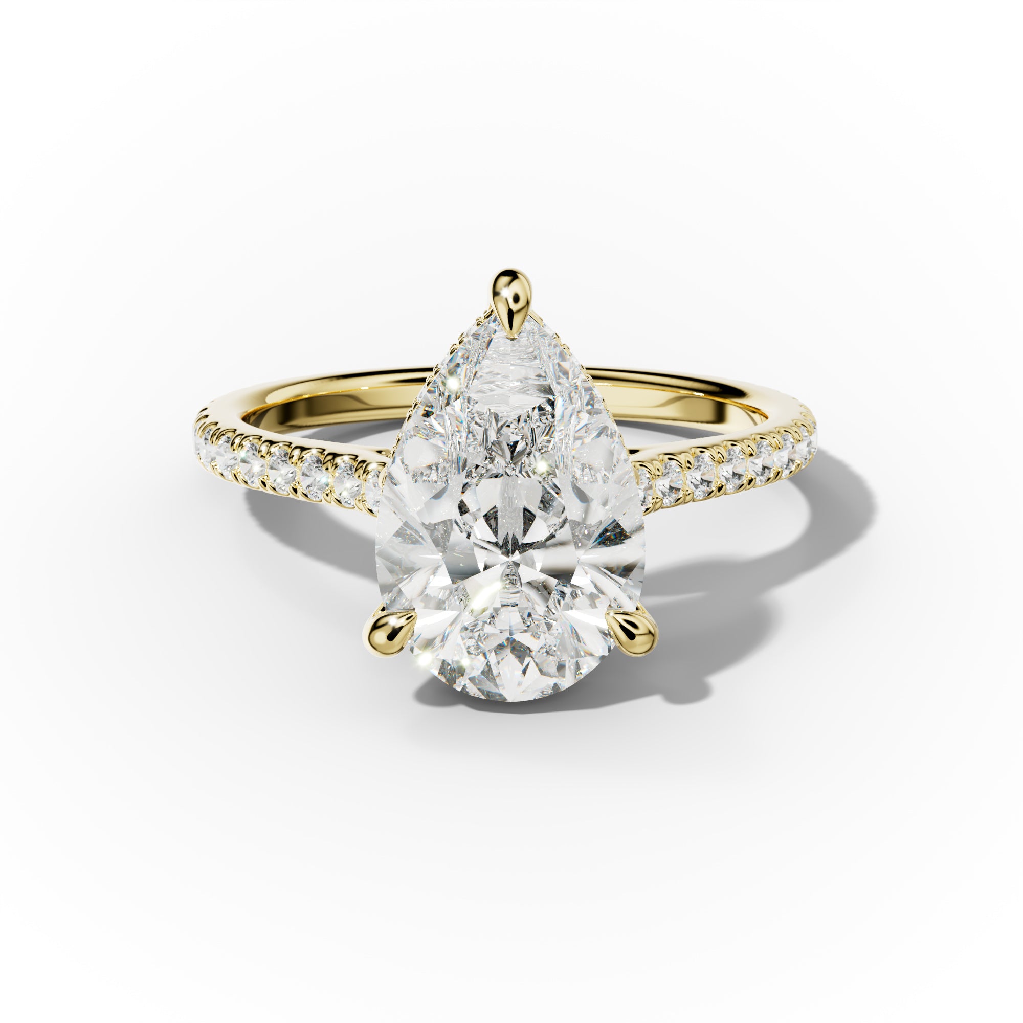 Aria Pear Shape Diamond Engagement Ring