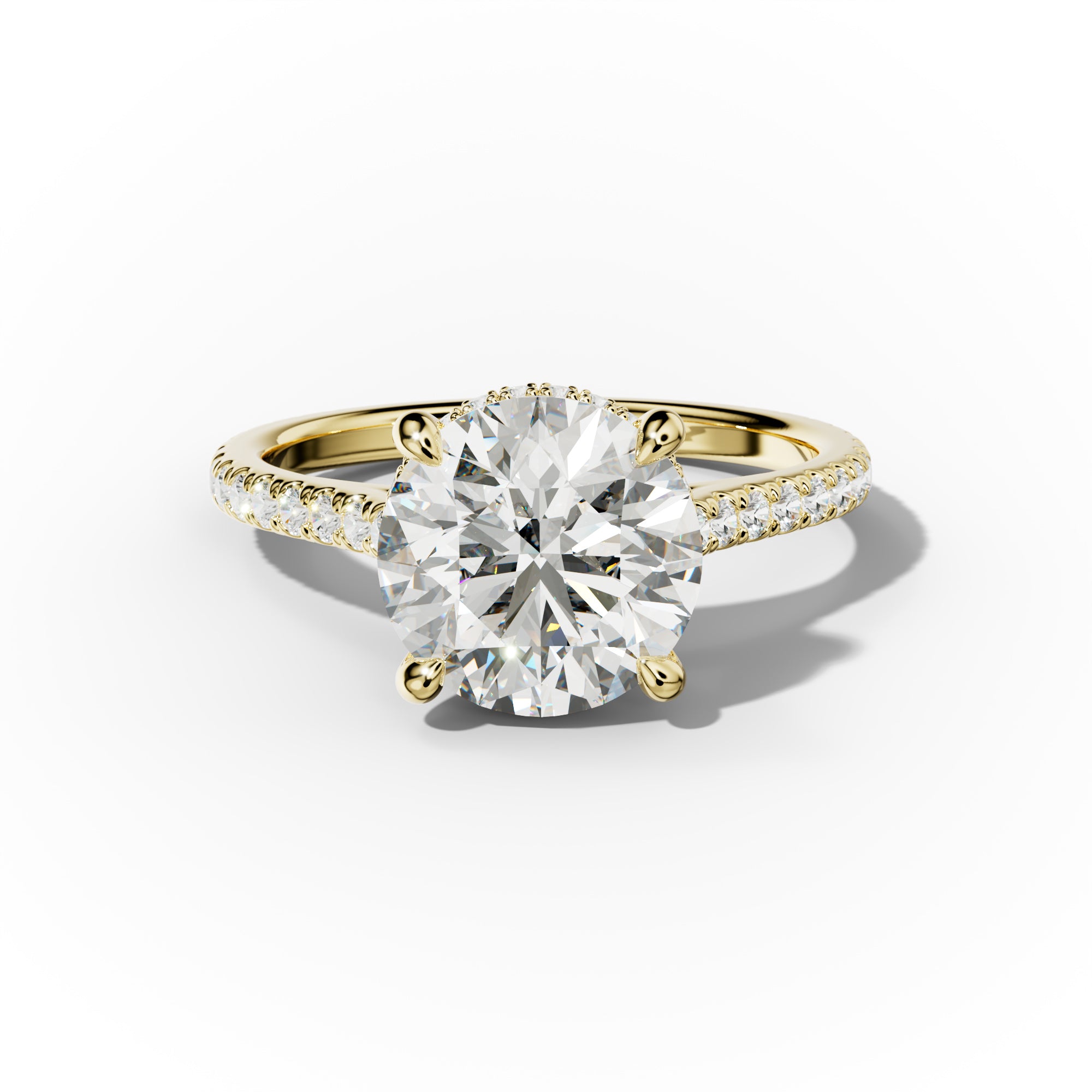 Aria Round Diamond Engagement Ring
