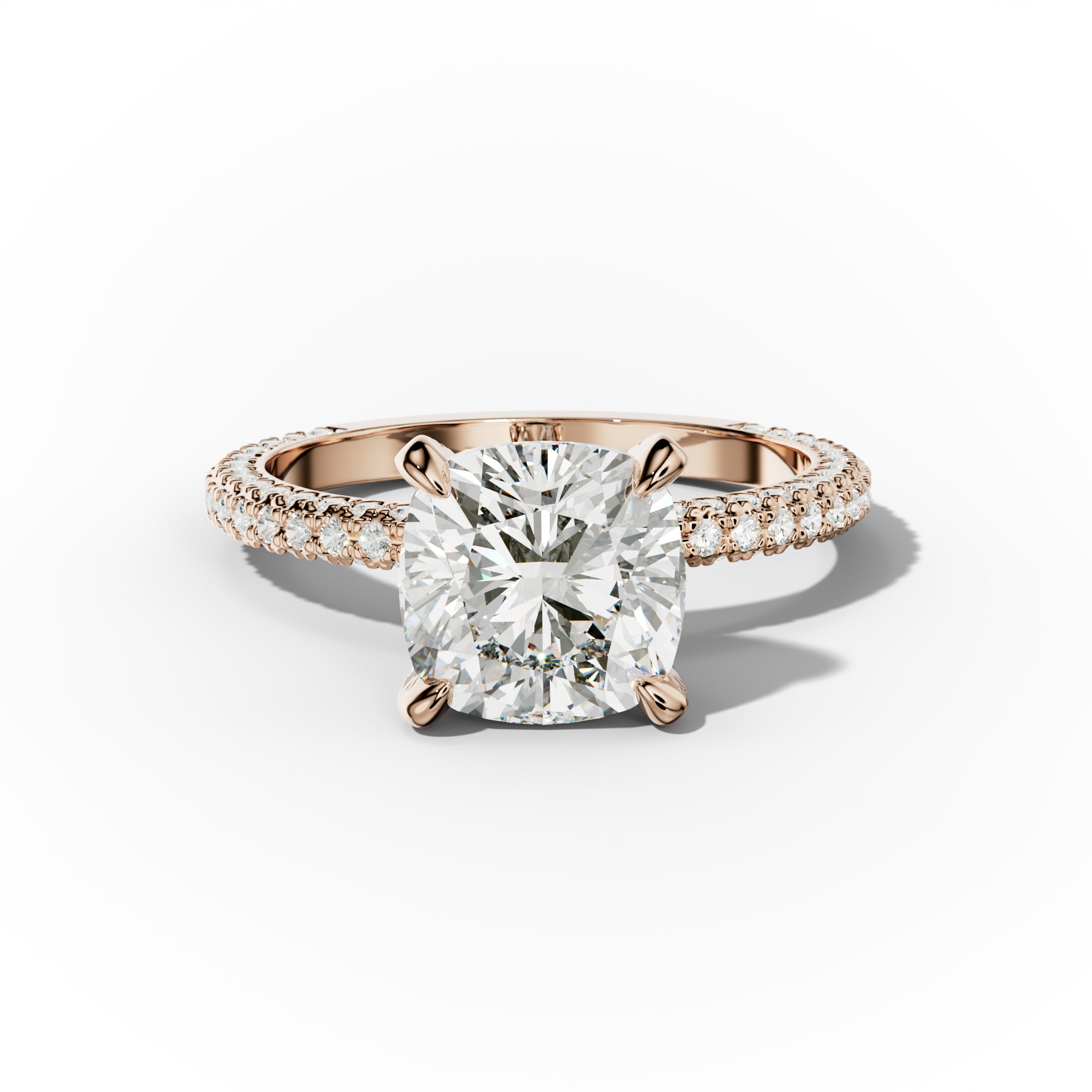 Sofia Cushion Cut Diamond Engagement Ring