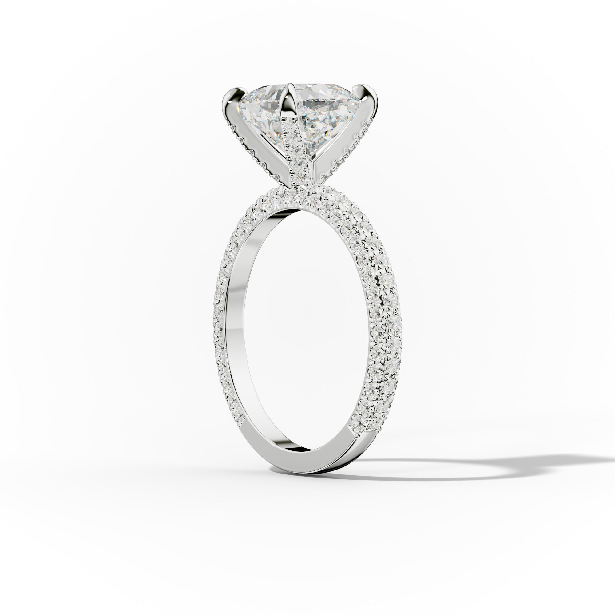 Sofia Cushion Cut Diamond Engagement Ring