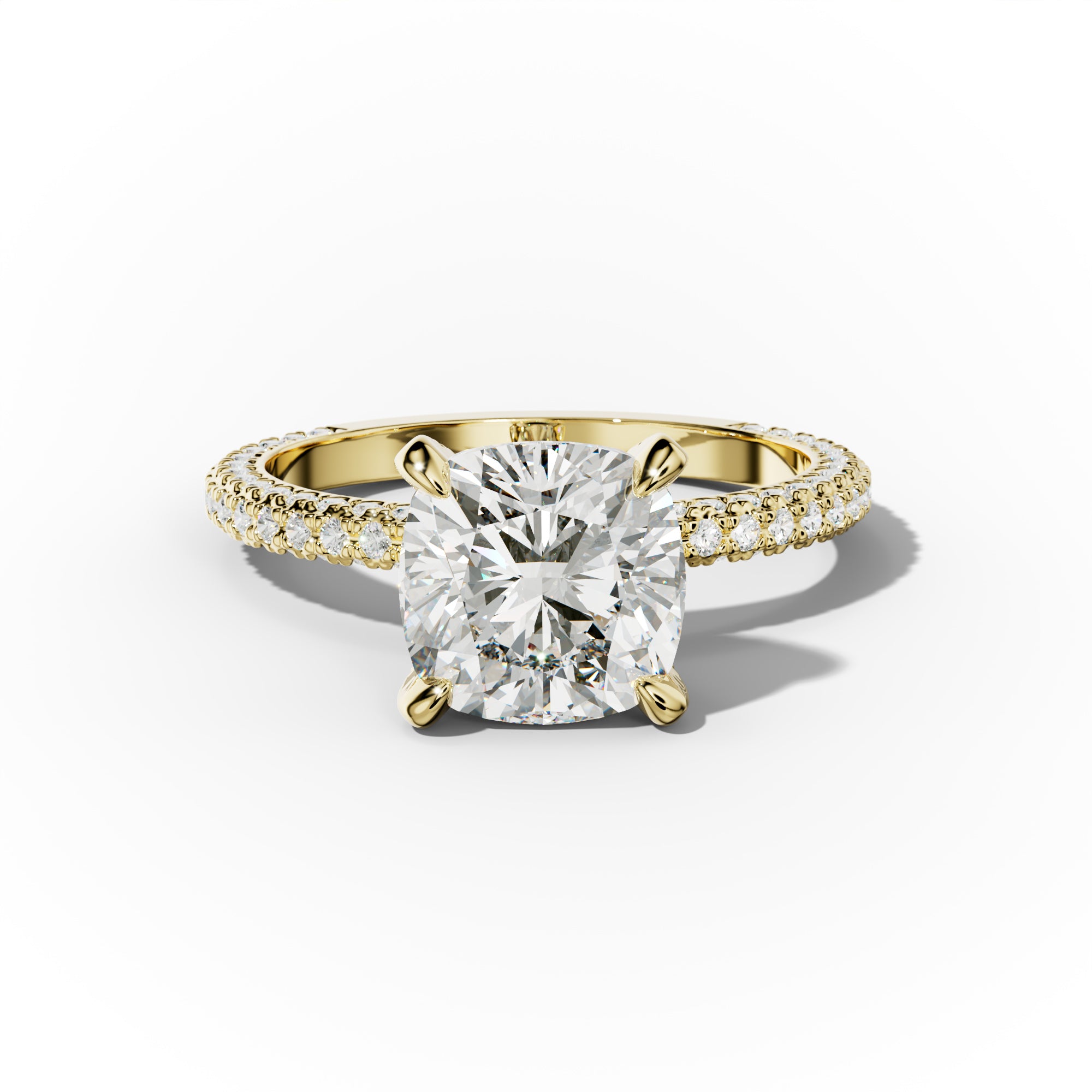 Sofia Cushion Cut Diamond Engagement Ring