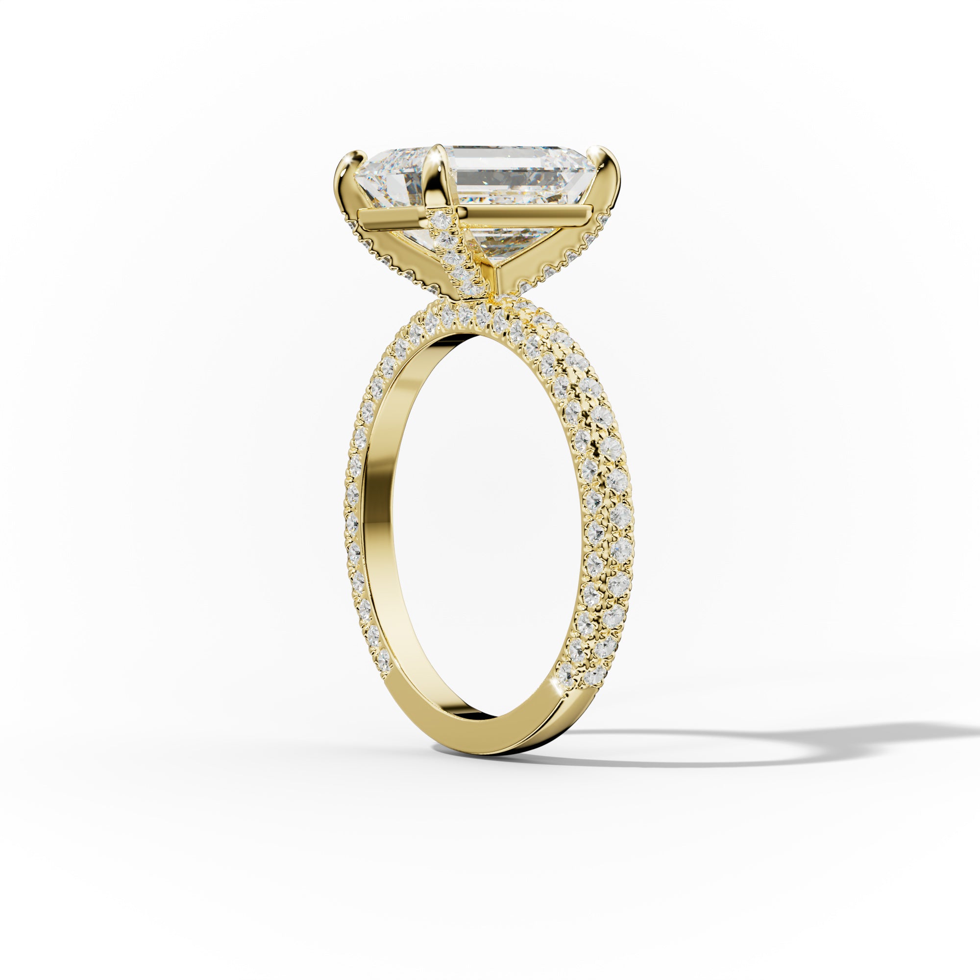 Sofia Emerald Cut Diamond Engagement Ring