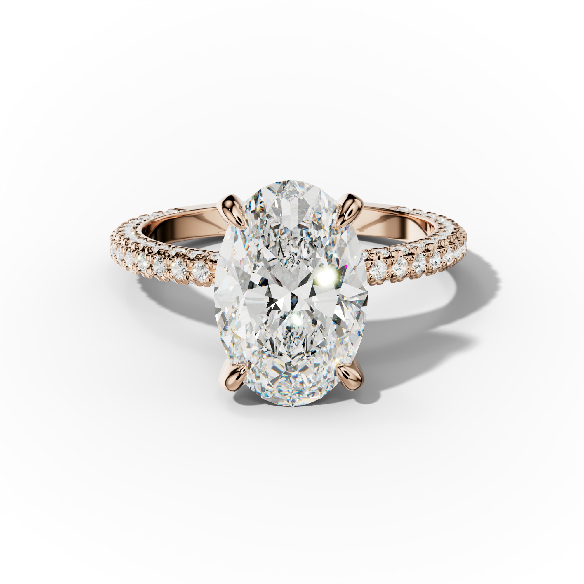 Sofia Oval Diamond Engagement Ring
