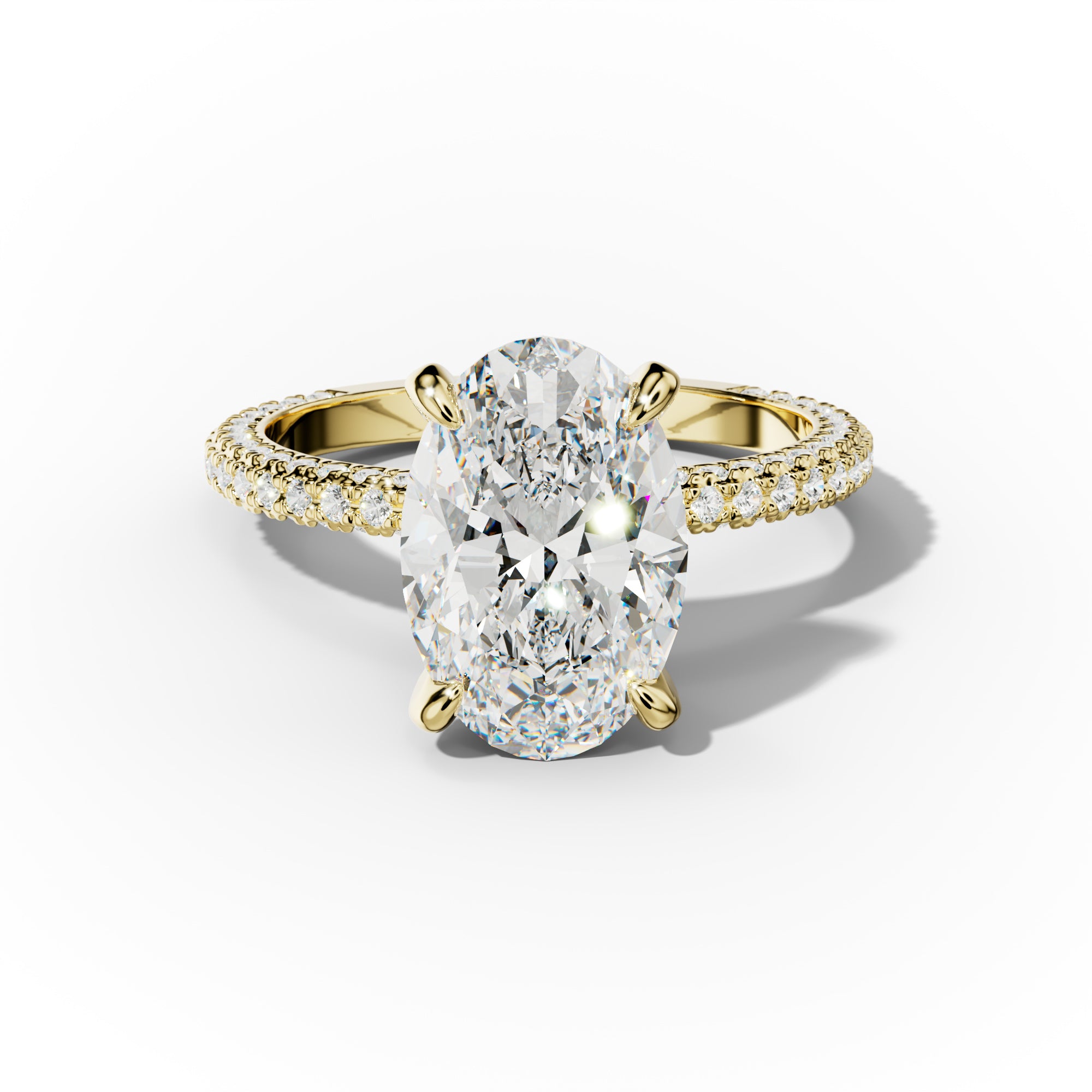 Sofia Oval Diamond Engagement Ring