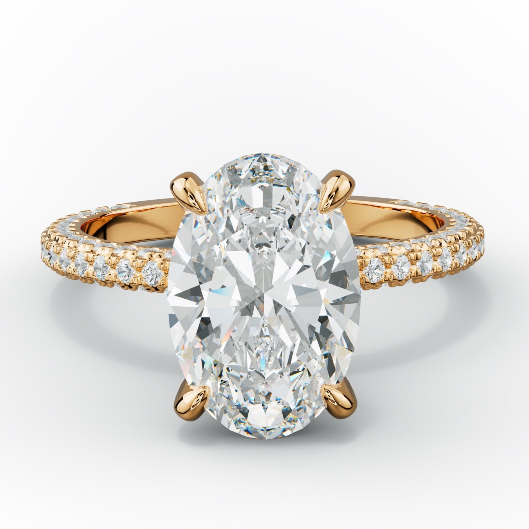 Sofia Oval Diamond Engagement Ring