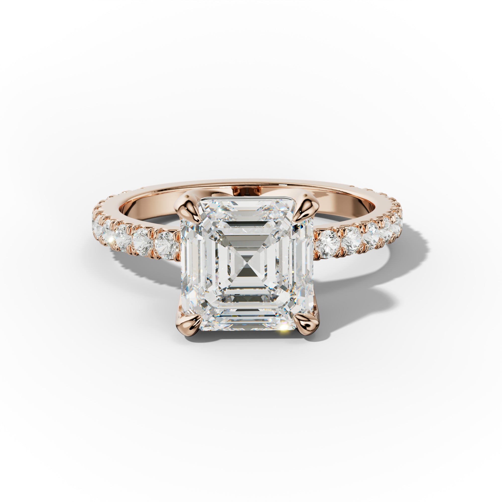 Evelyn Asscher Diamond Engagement Ring