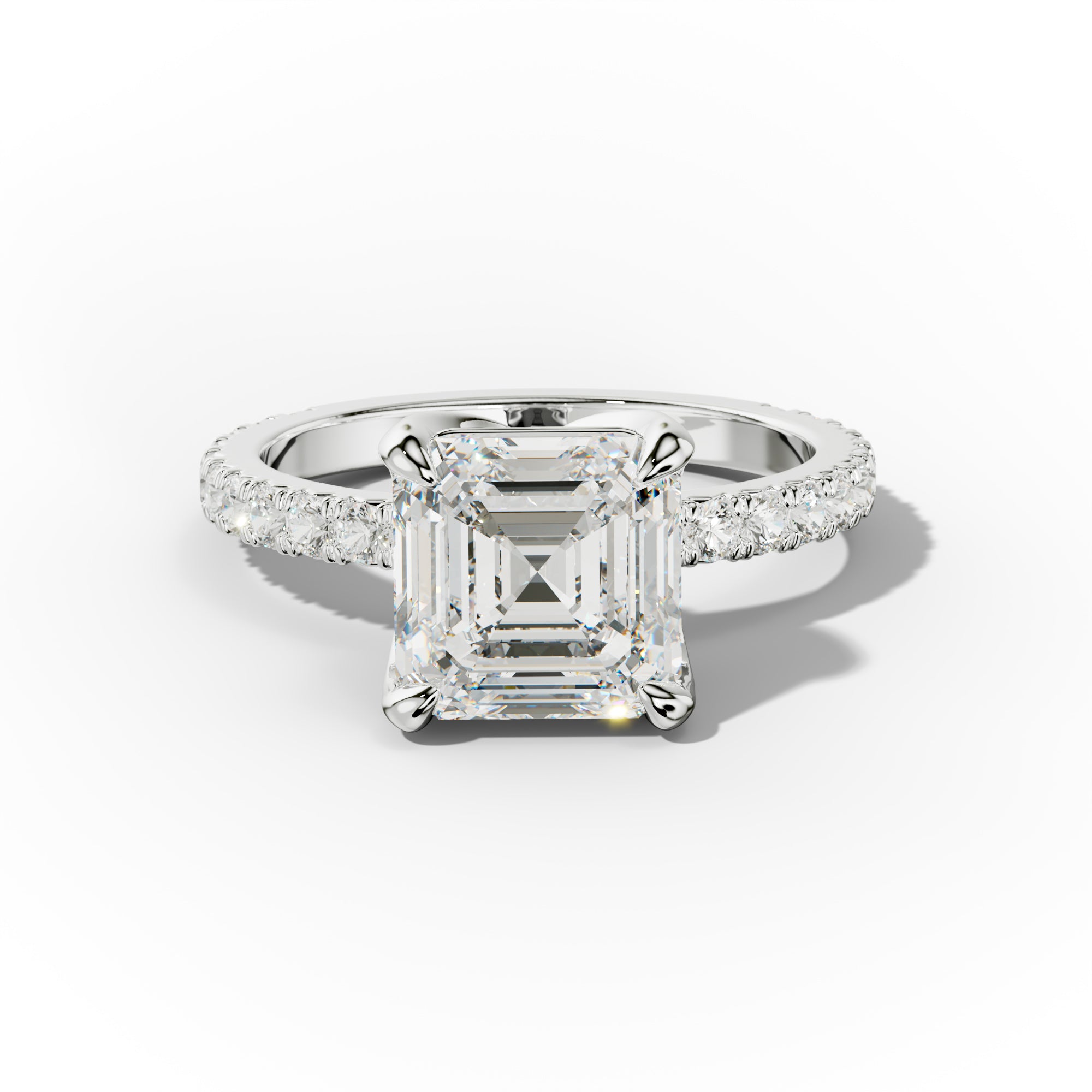 Evelyn Asscher Diamond Engagement Ring