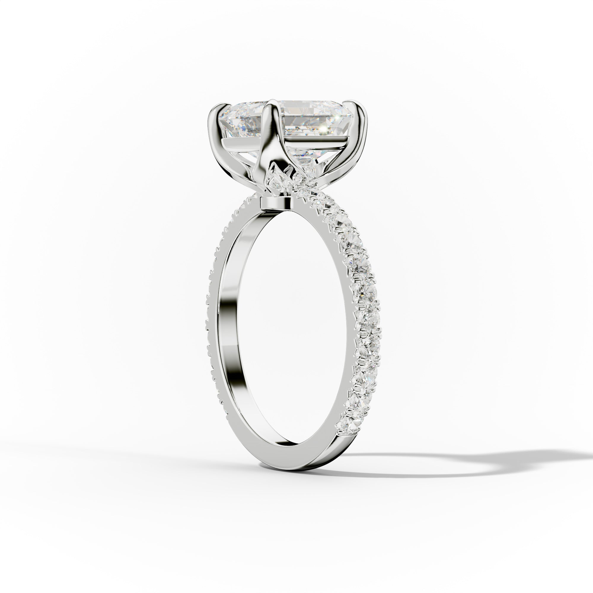 Evelyn Asscher Diamond Engagement Ring